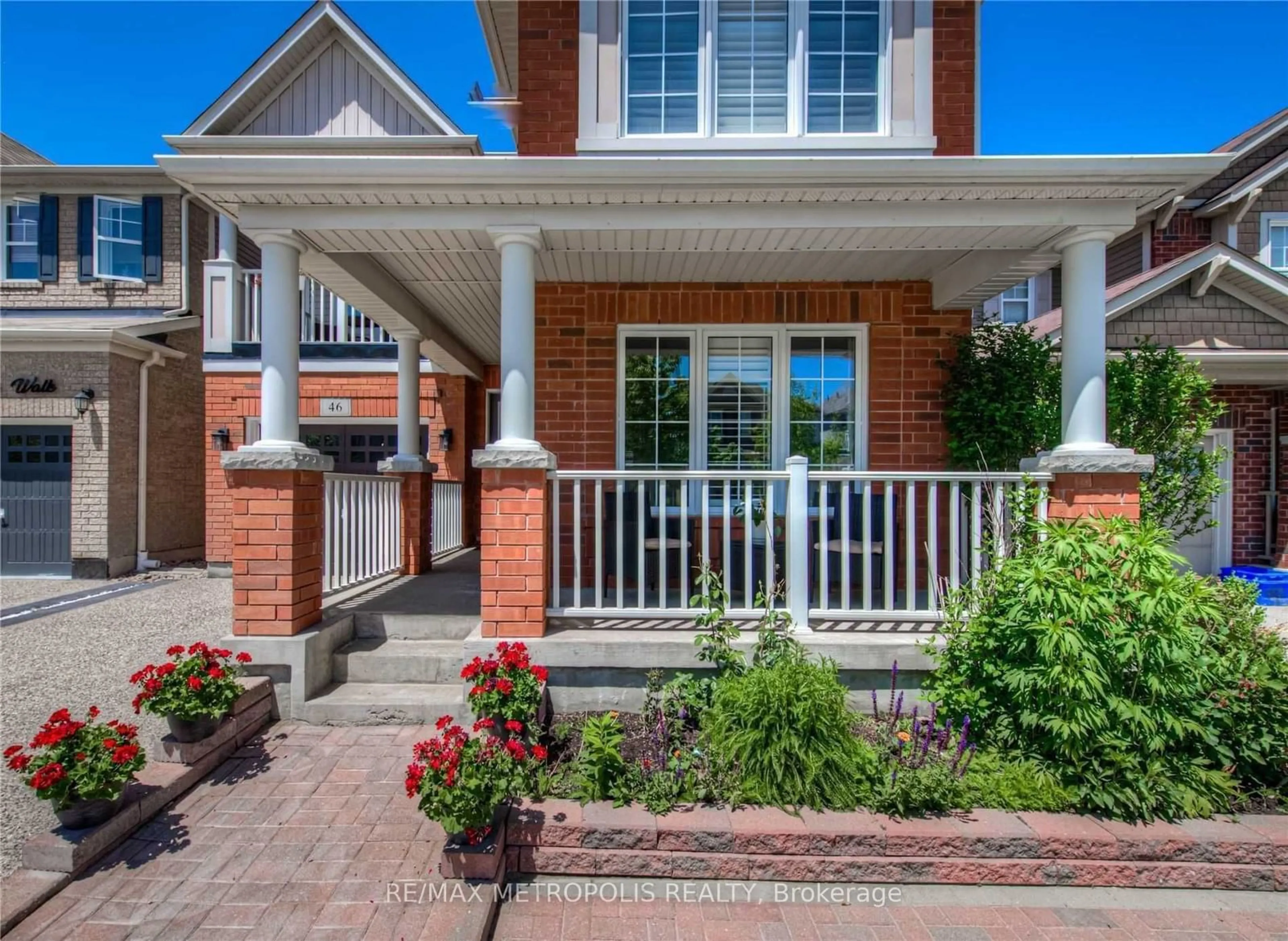 Home with brick exterior material for 46 Horton Walk, Cambridge Ontario N3C 0C7