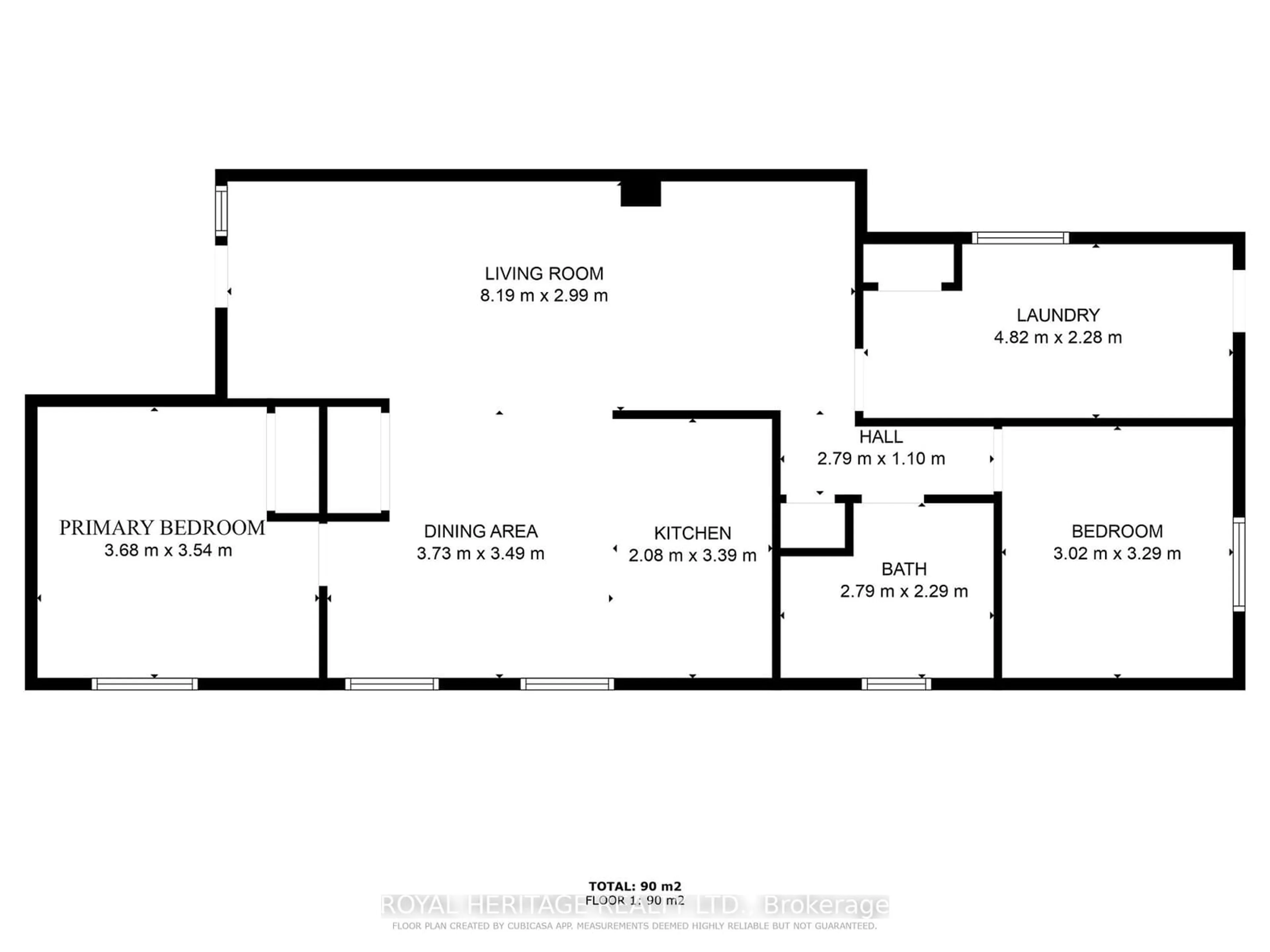 Floor plan for 63 WHITES Rd #116, Quinte West Ontario K8V 5P5