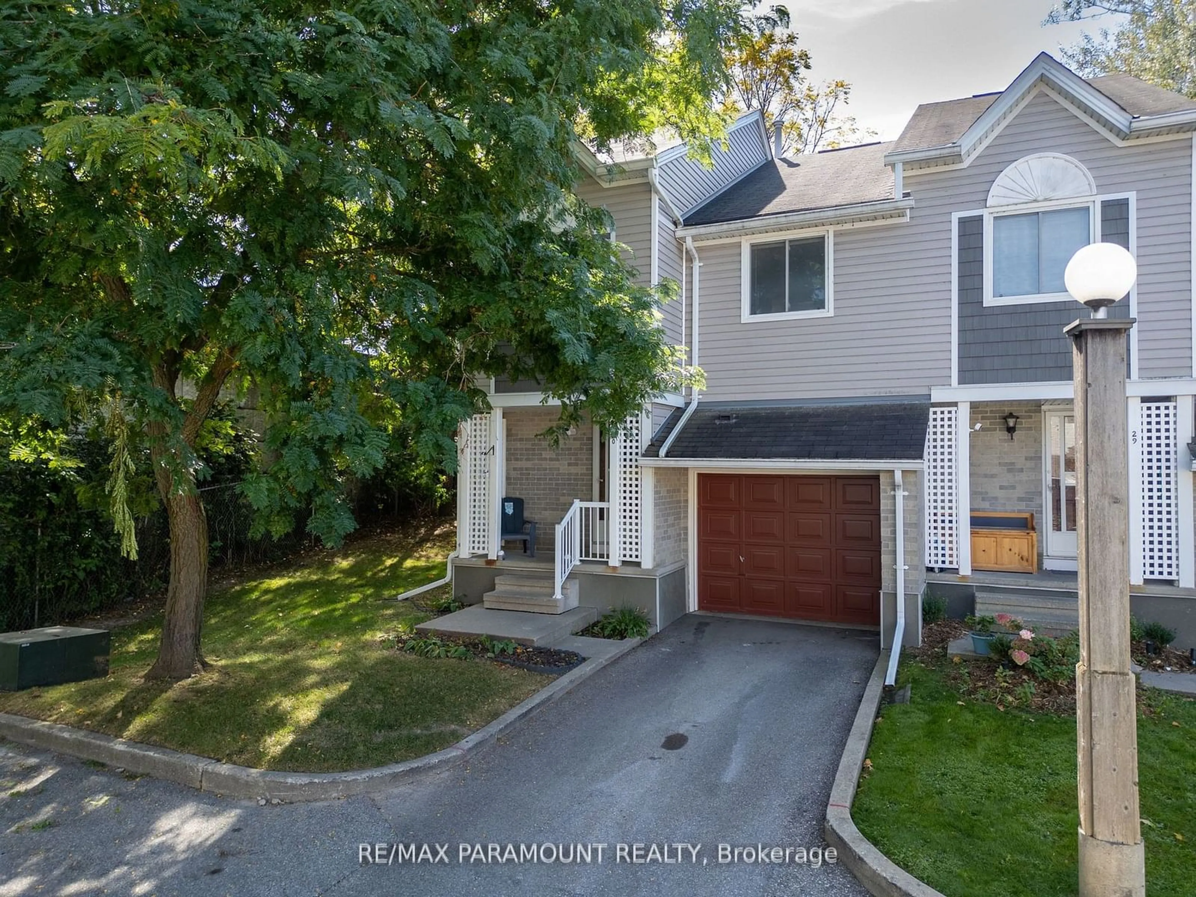 A pic from exterior of the house or condo, the street view for 365 PIONEER Dr #30, Kitchener Ontario N2P 2A6