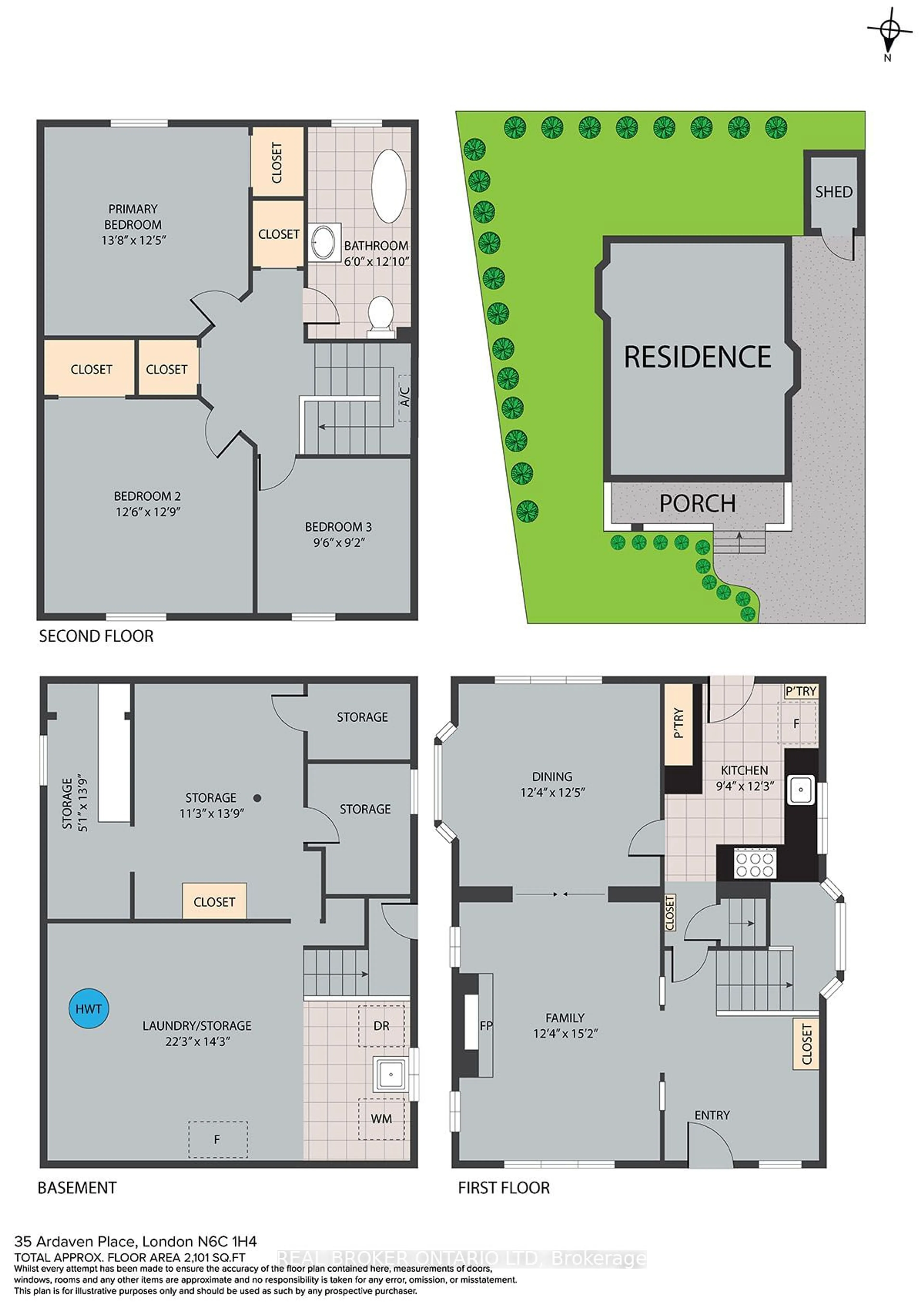 Floor plan for 35 Ardaven Pl, London Ontario N6C 1H4