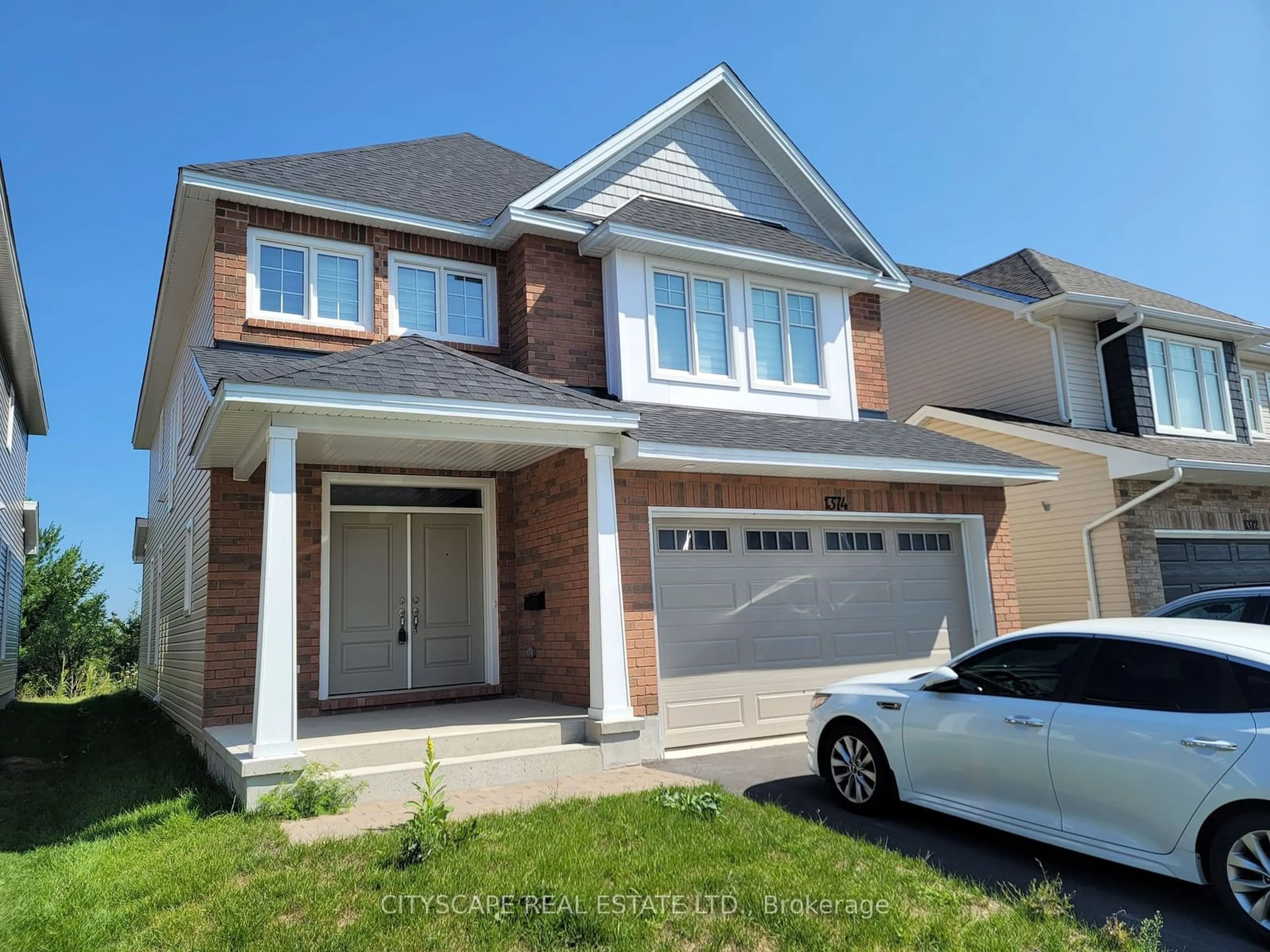 Frontside or backside of a home, the street view for 1374 Monarch Dr, Kingston Ontario K7P 0S2