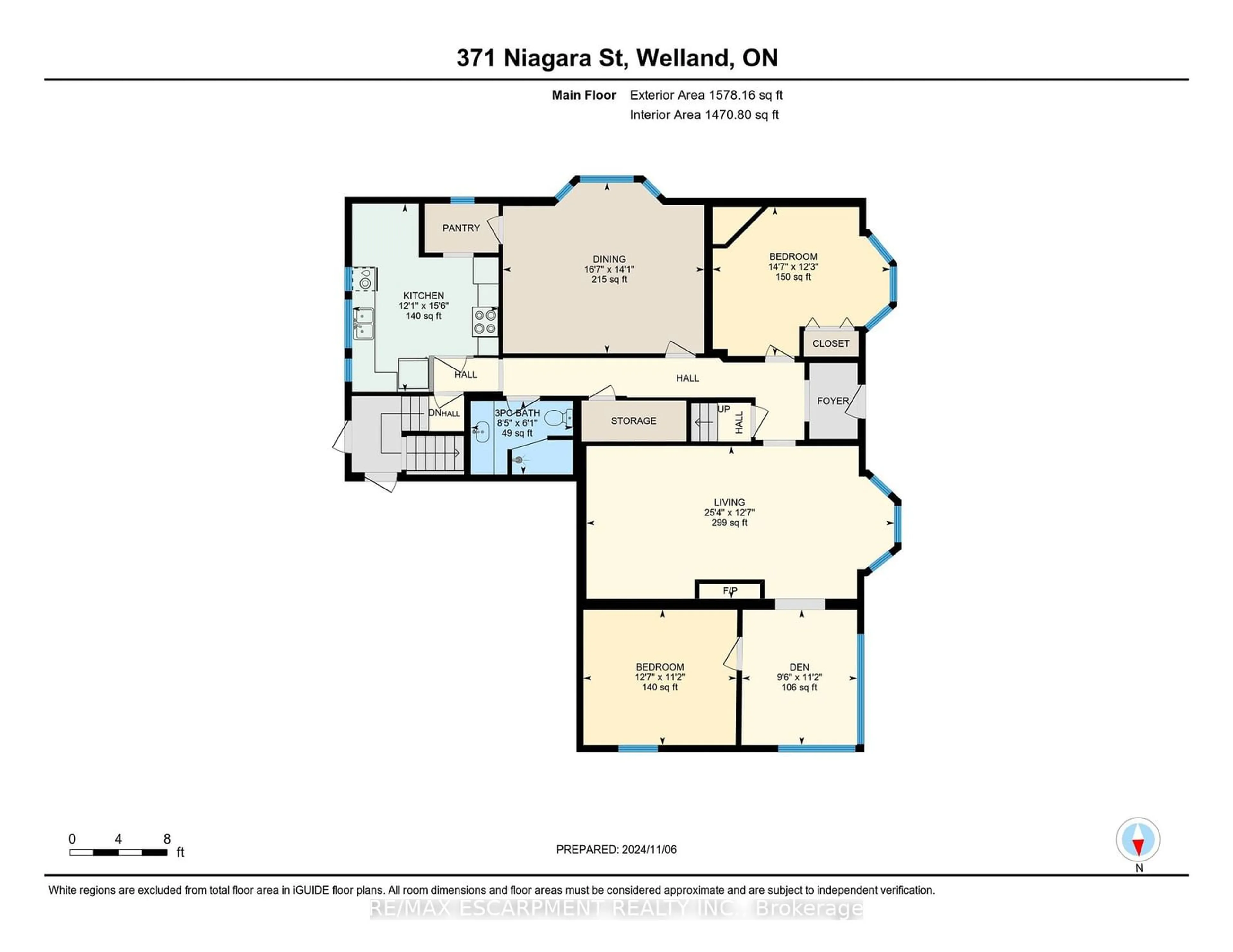 Floor plan for 371 Niagara St, Welland Ontario L3C 1L1