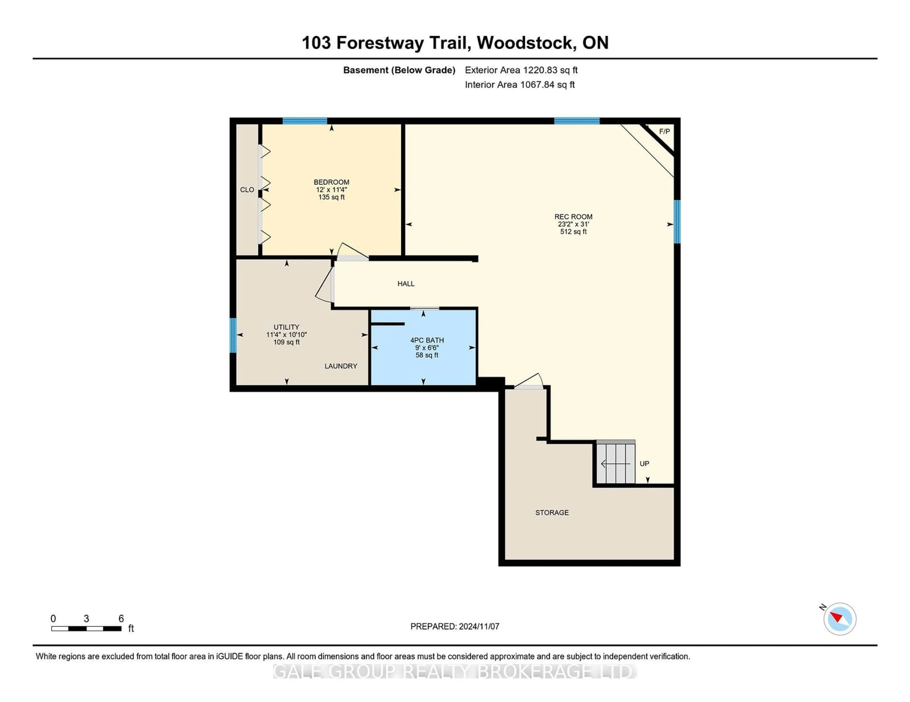 Floor plan for 103 Forestway Tr, Woodstock Ontario N4S 9A5