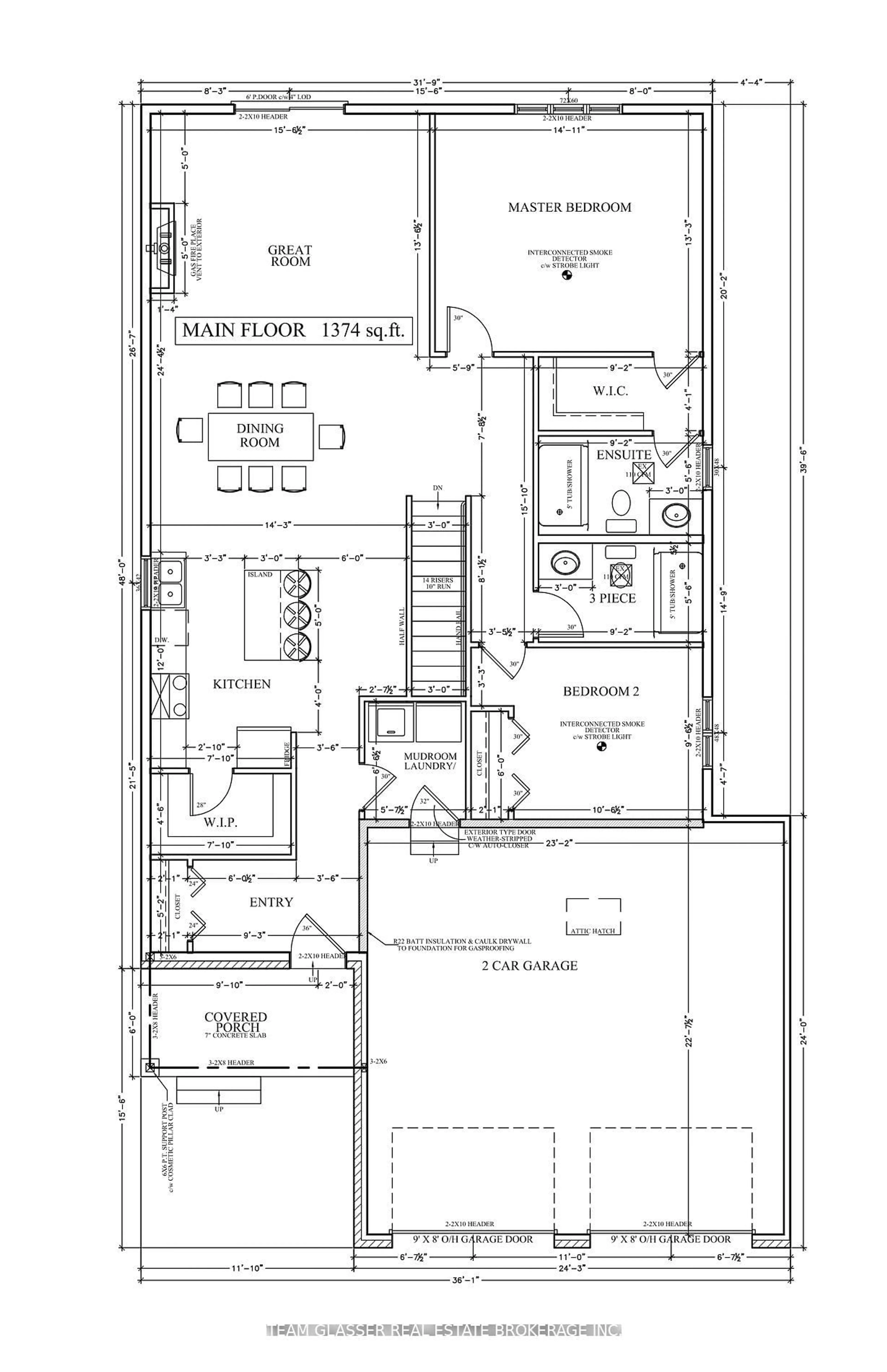 Floor plan for Lot 9 North St, Central Huron Ontario N0M 1L0