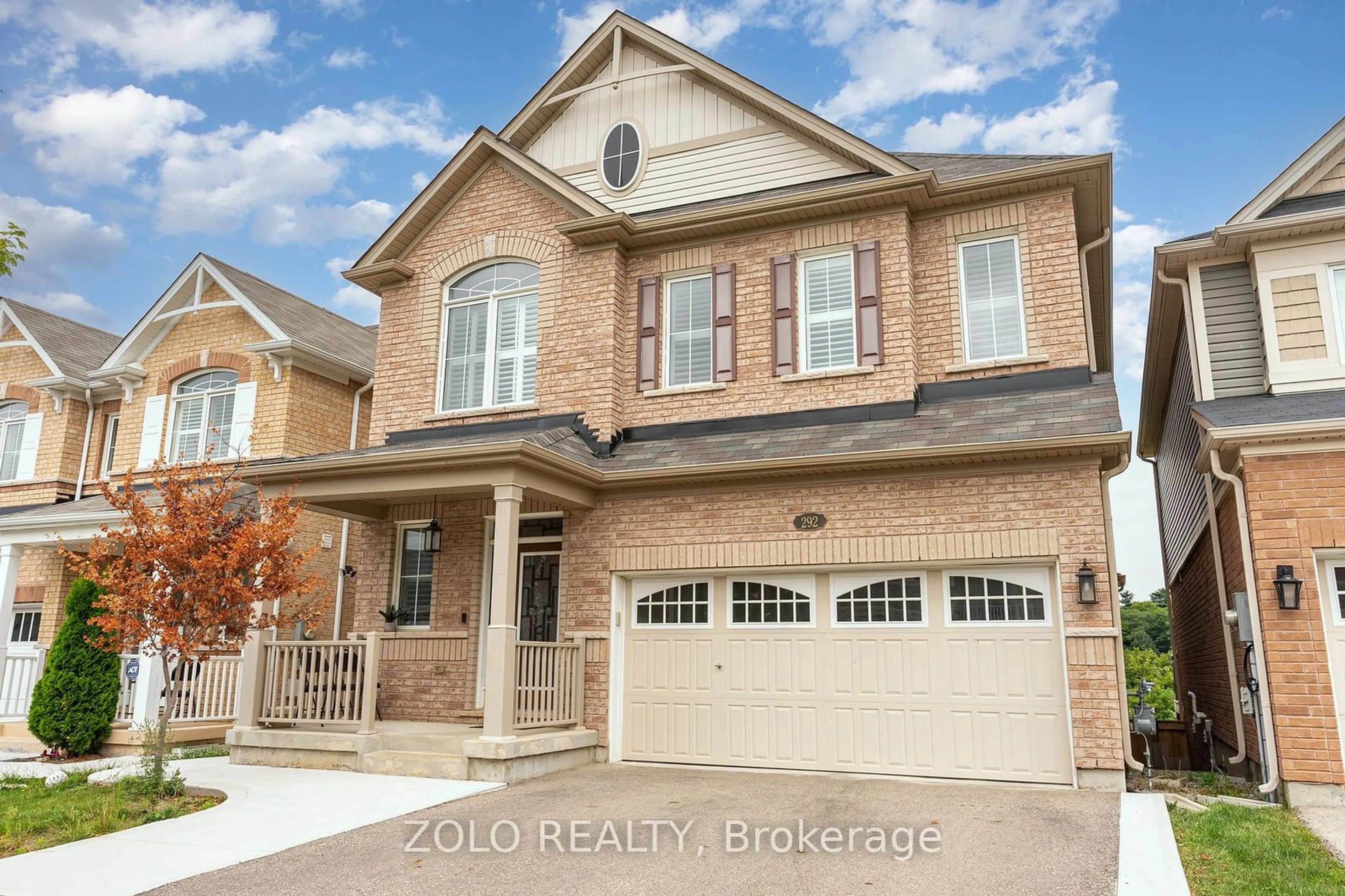 Home with brick exterior material for 292 Shady Glen Cres, Kitchener Ontario N2R 0J9