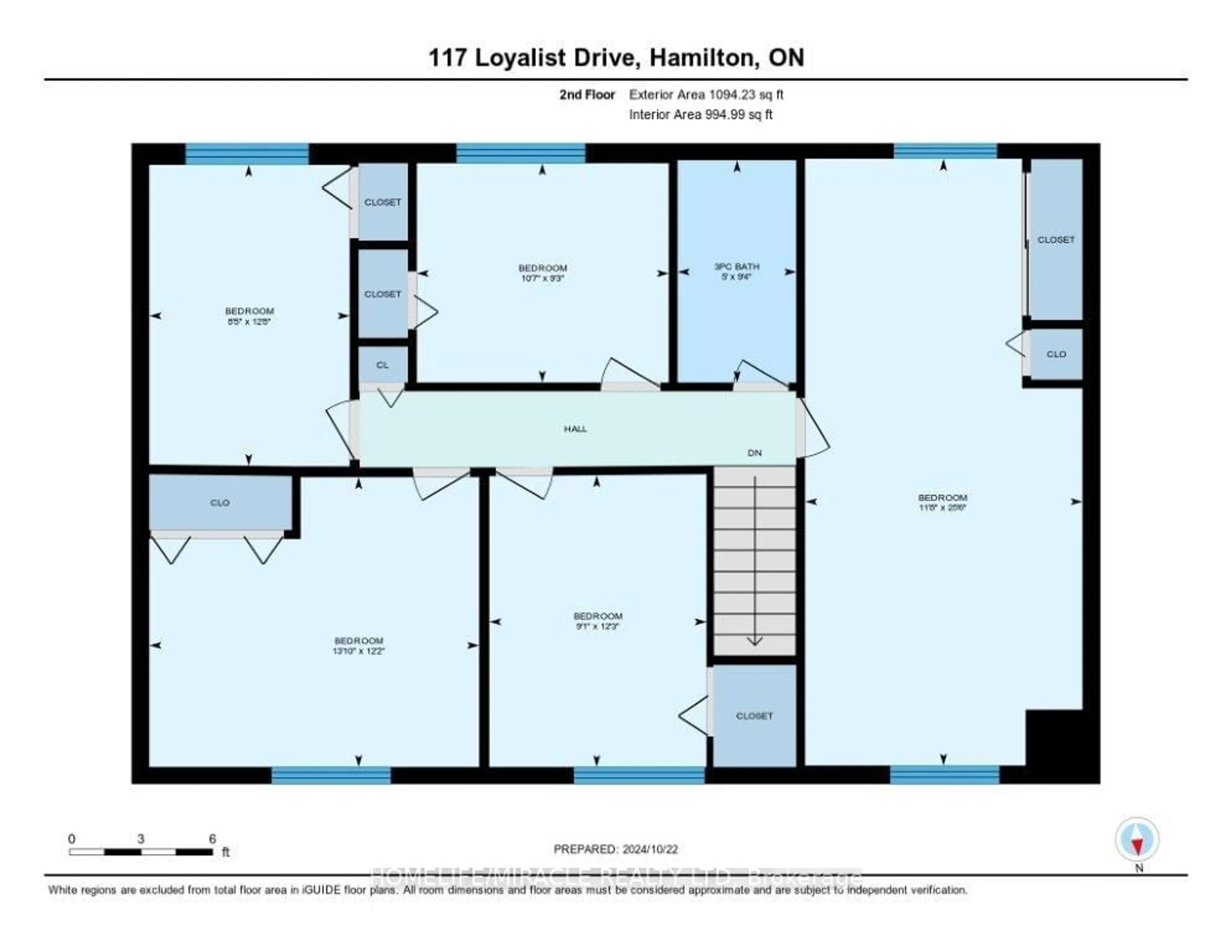 Floor plan for 117 Loyalist Dr, Hamilton Ontario L8K 4J5