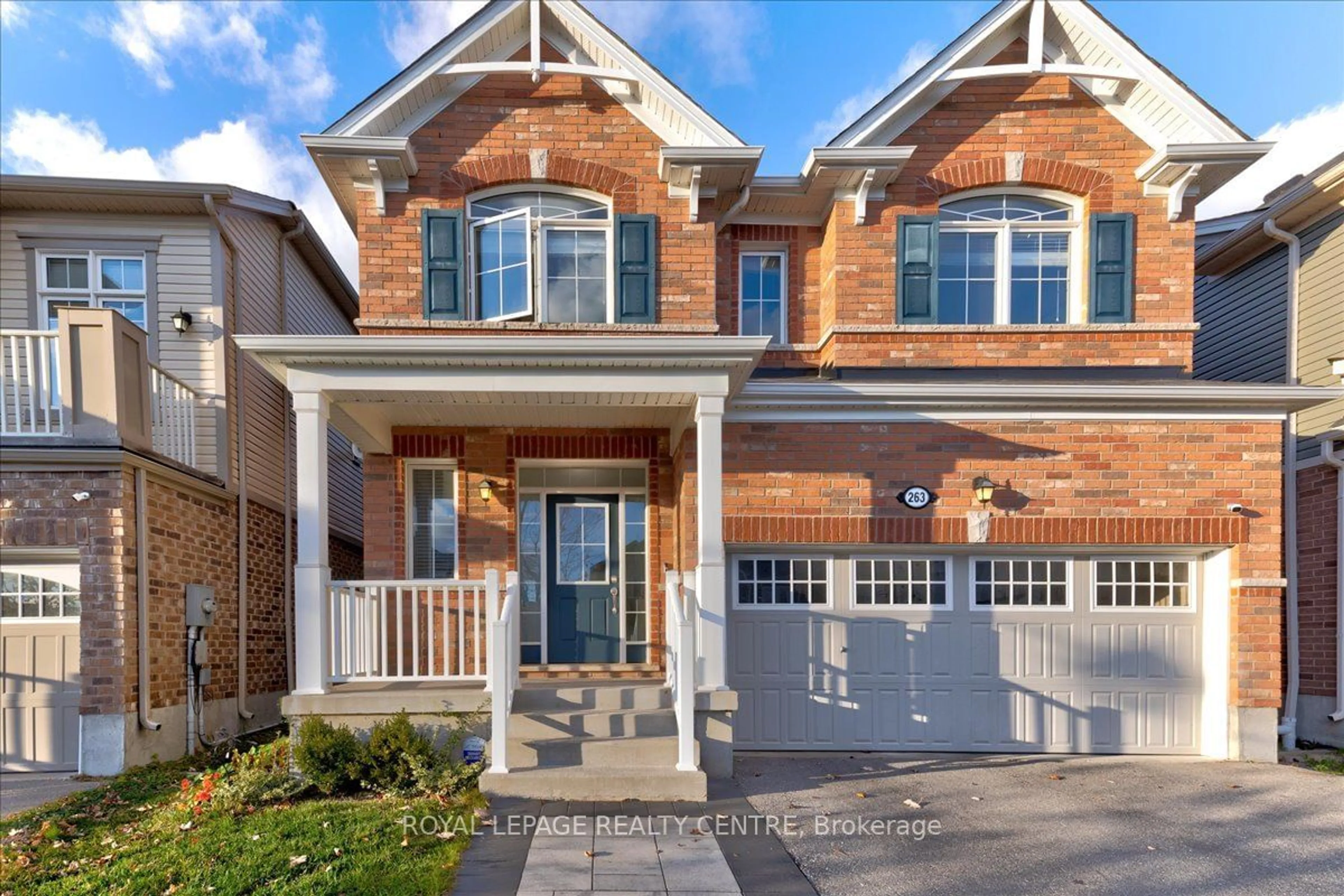 Home with brick exterior material for 263 Grovehill Cres, Kitchener Ontario N2R 0K1