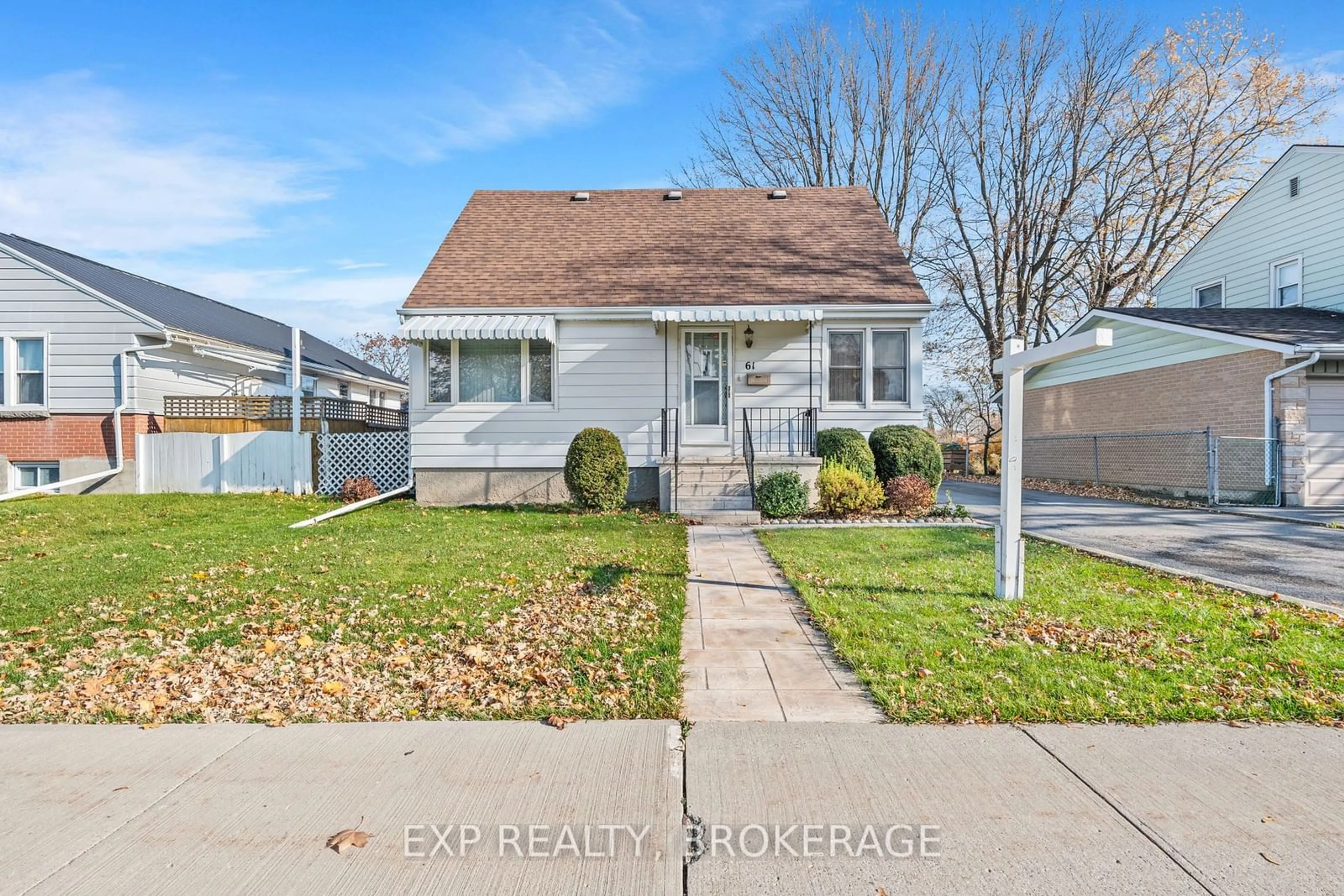 Frontside or backside of a home, the street view for 61 BRANT Ave, Kingston Ontario K7K 4V2