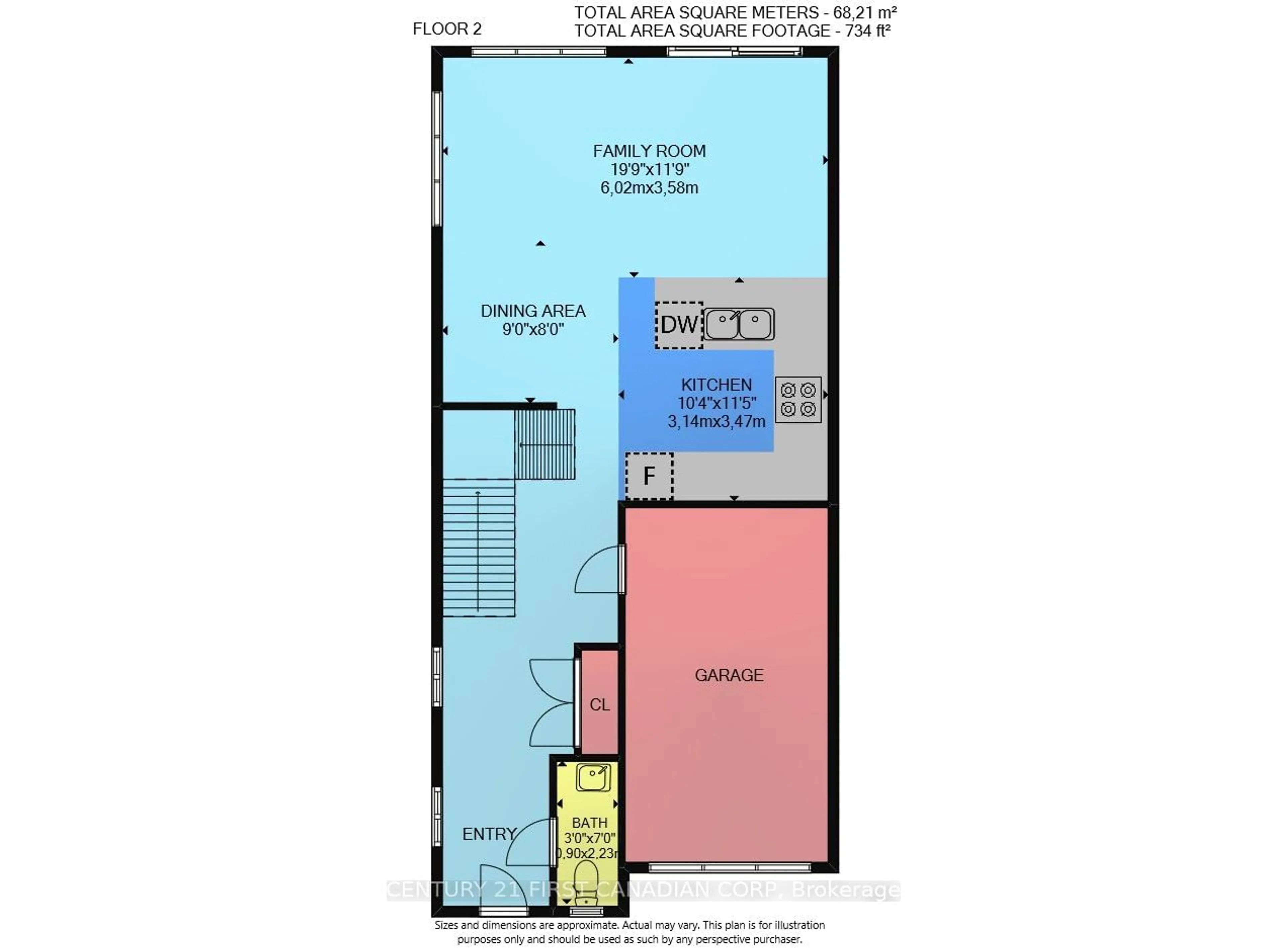 Floor plan for 600 Guiness Way #31, London Ontario N5X 0N4