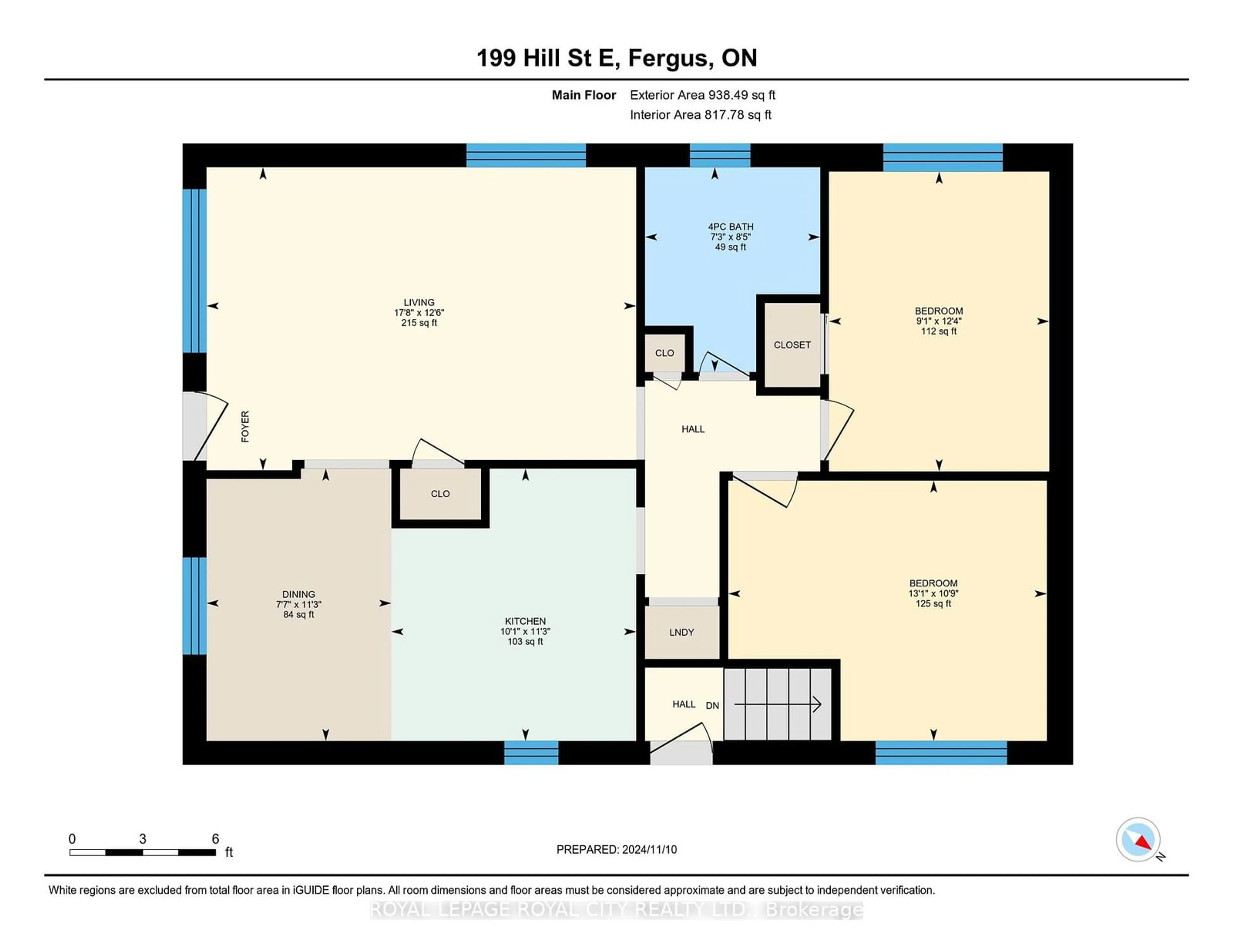 Floor plan for 199 Hill St, Centre Wellington Ontario N1M 1H1