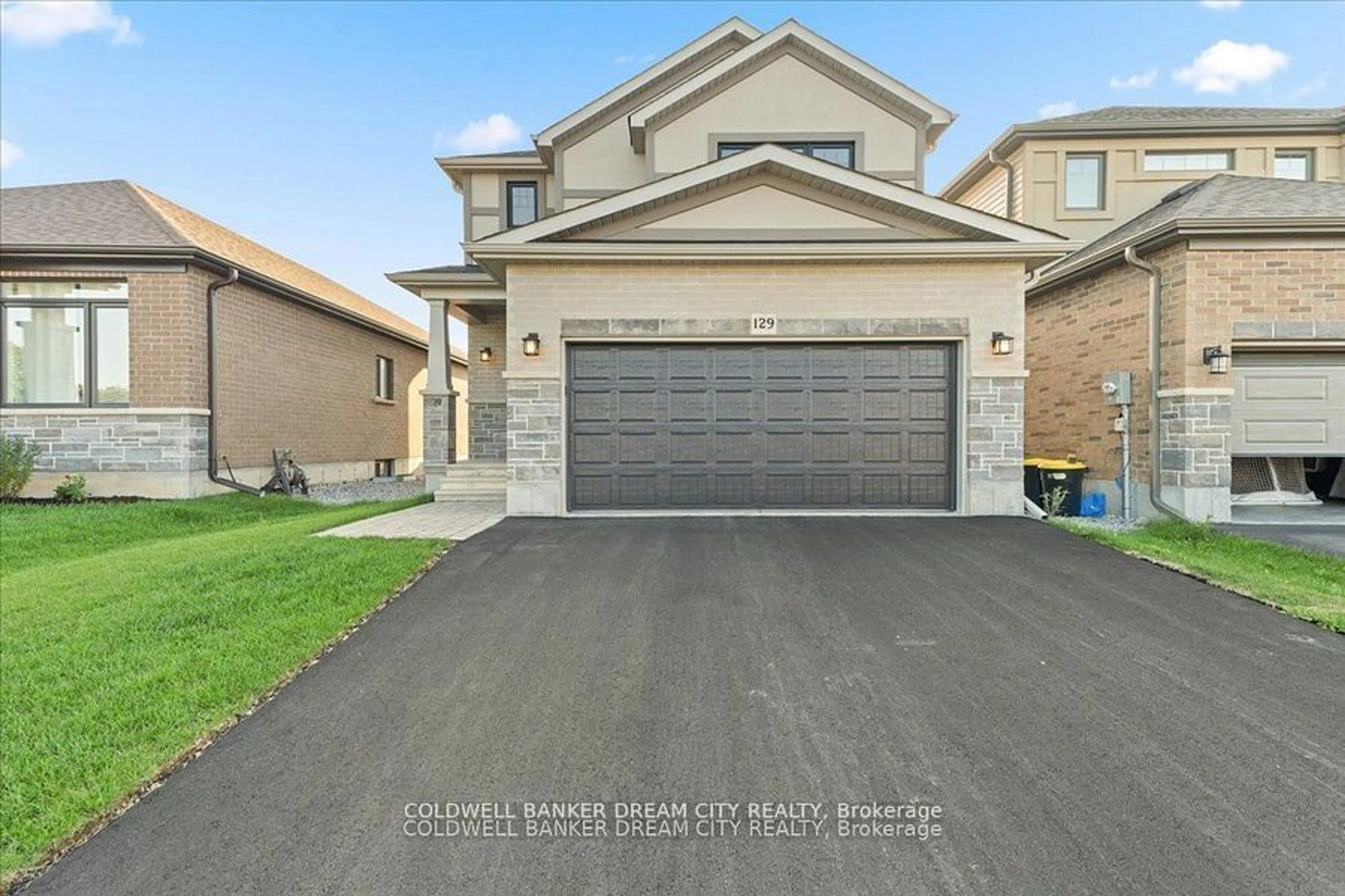 Frontside or backside of a home, the street view for 129 Essex Dr, Belleville Ontario K8N 0S7