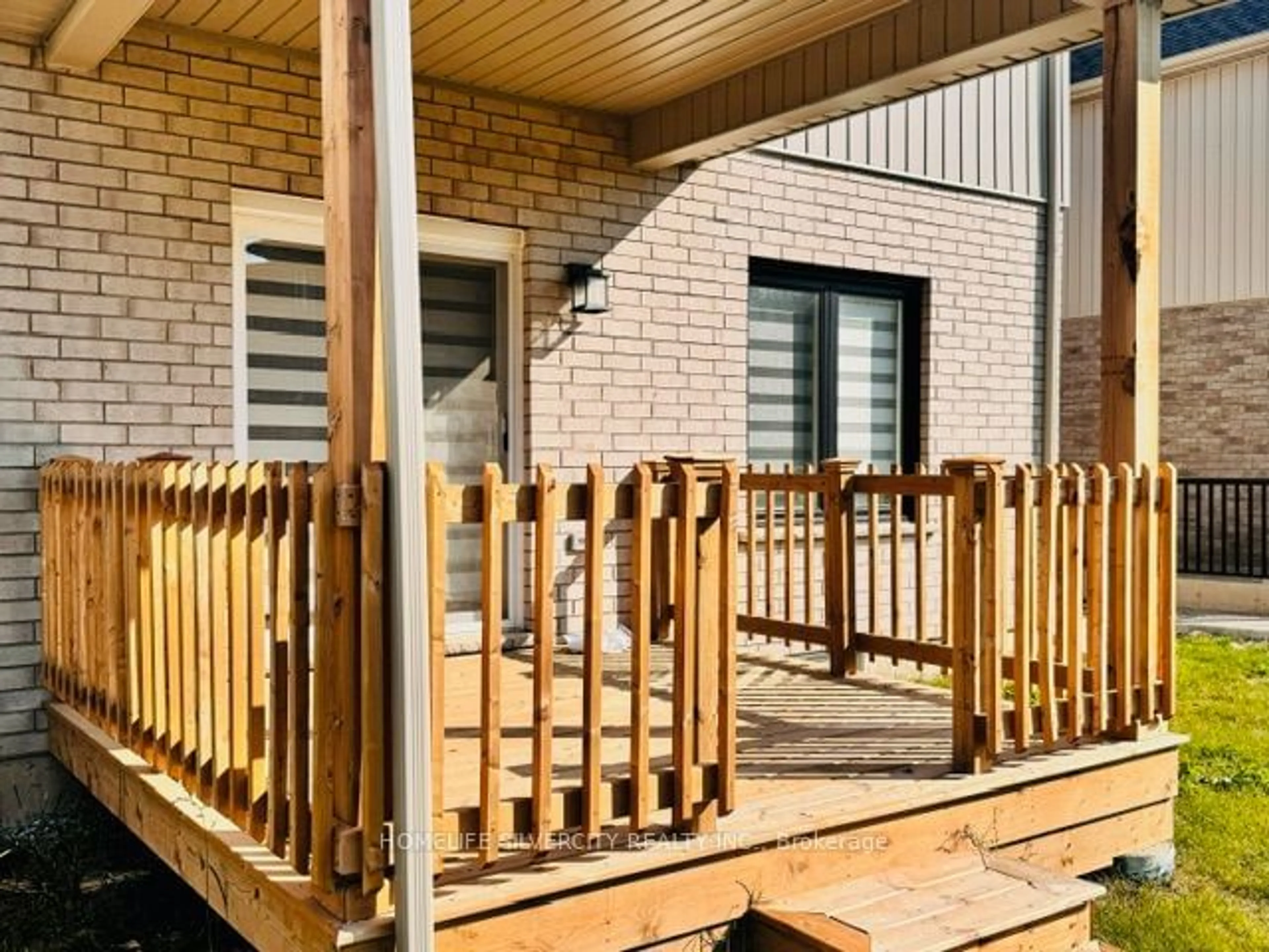 Patio, the fenced backyard for 27 Autumn Ave, Thorold Ontario L2V 0H2