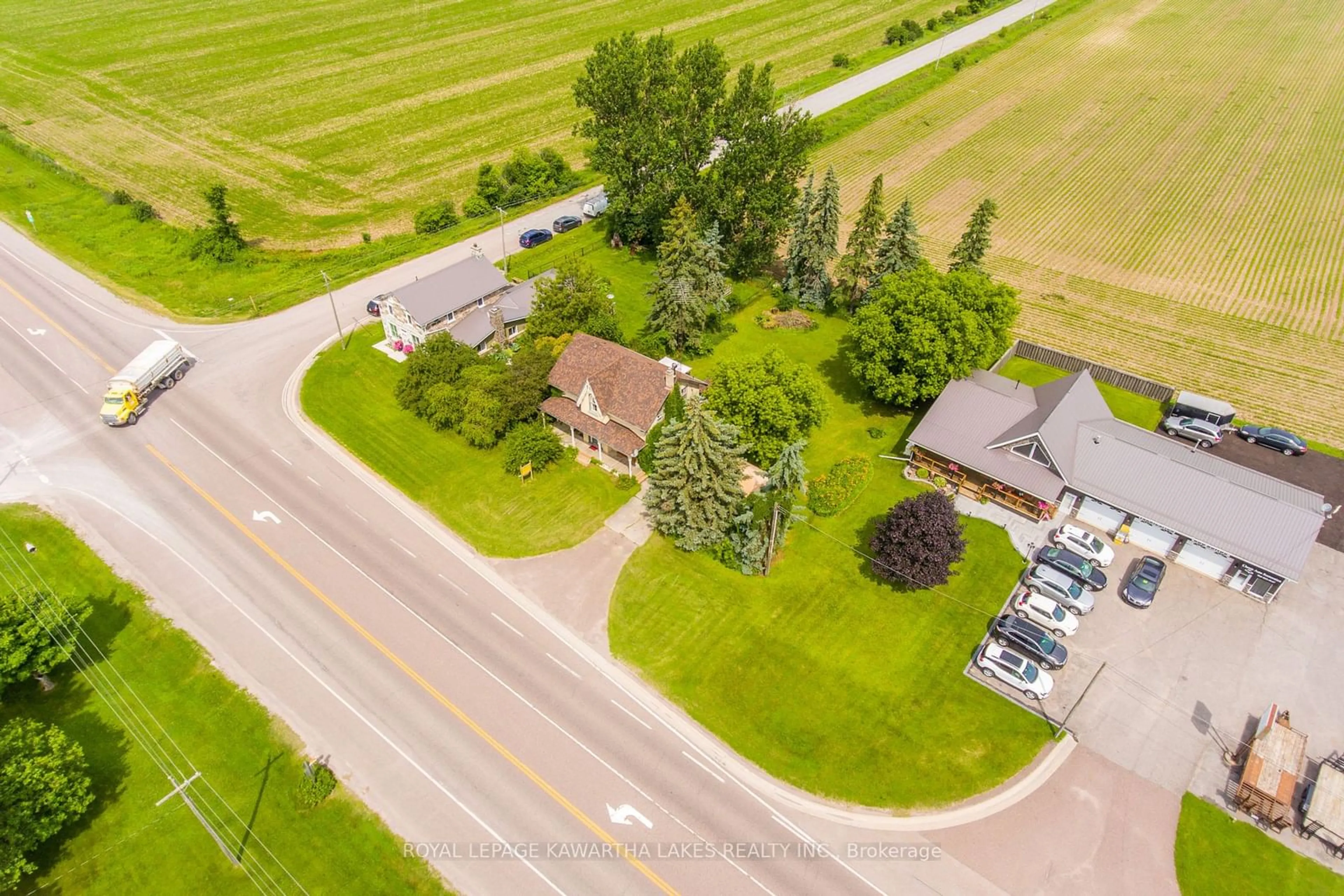 Frontside or backside of a home, the street view for 1167 Hwy 7, Kawartha Lakes Ontario K0M 2M0