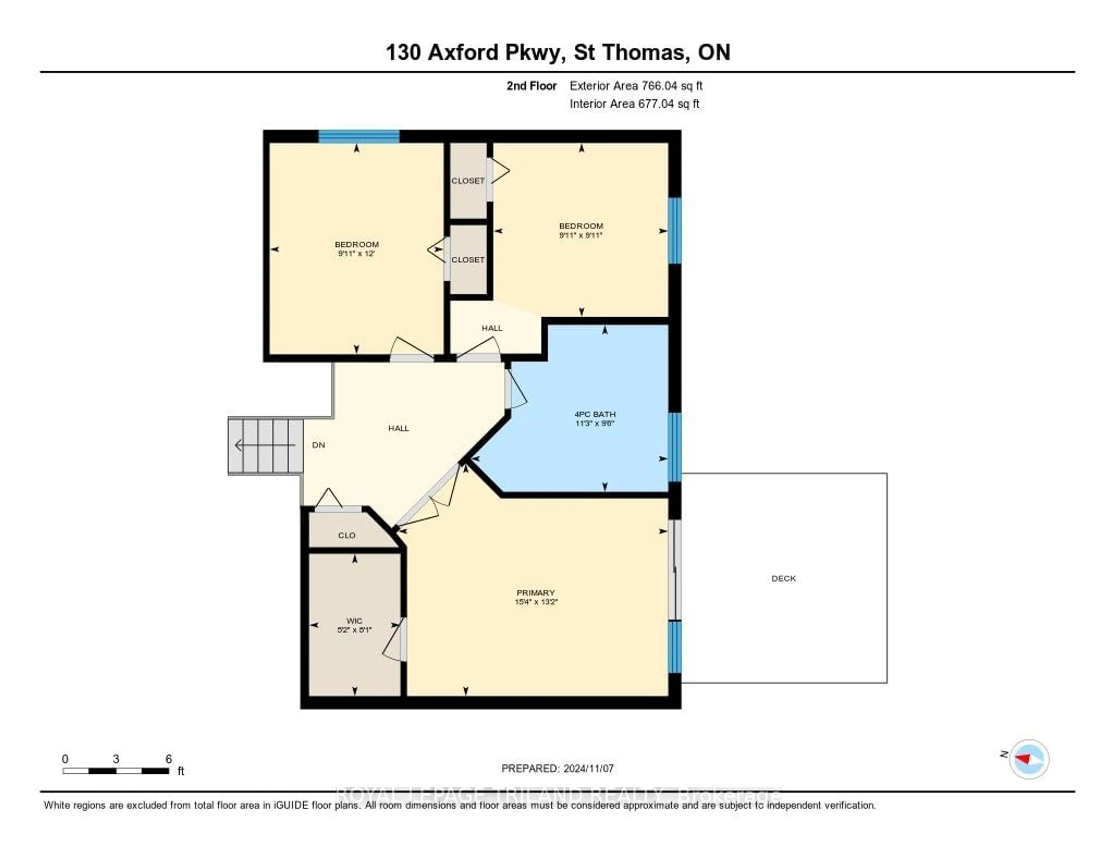 Floor plan for 130 Axford Pkwy, St. Thomas Ontario N5R 6J4