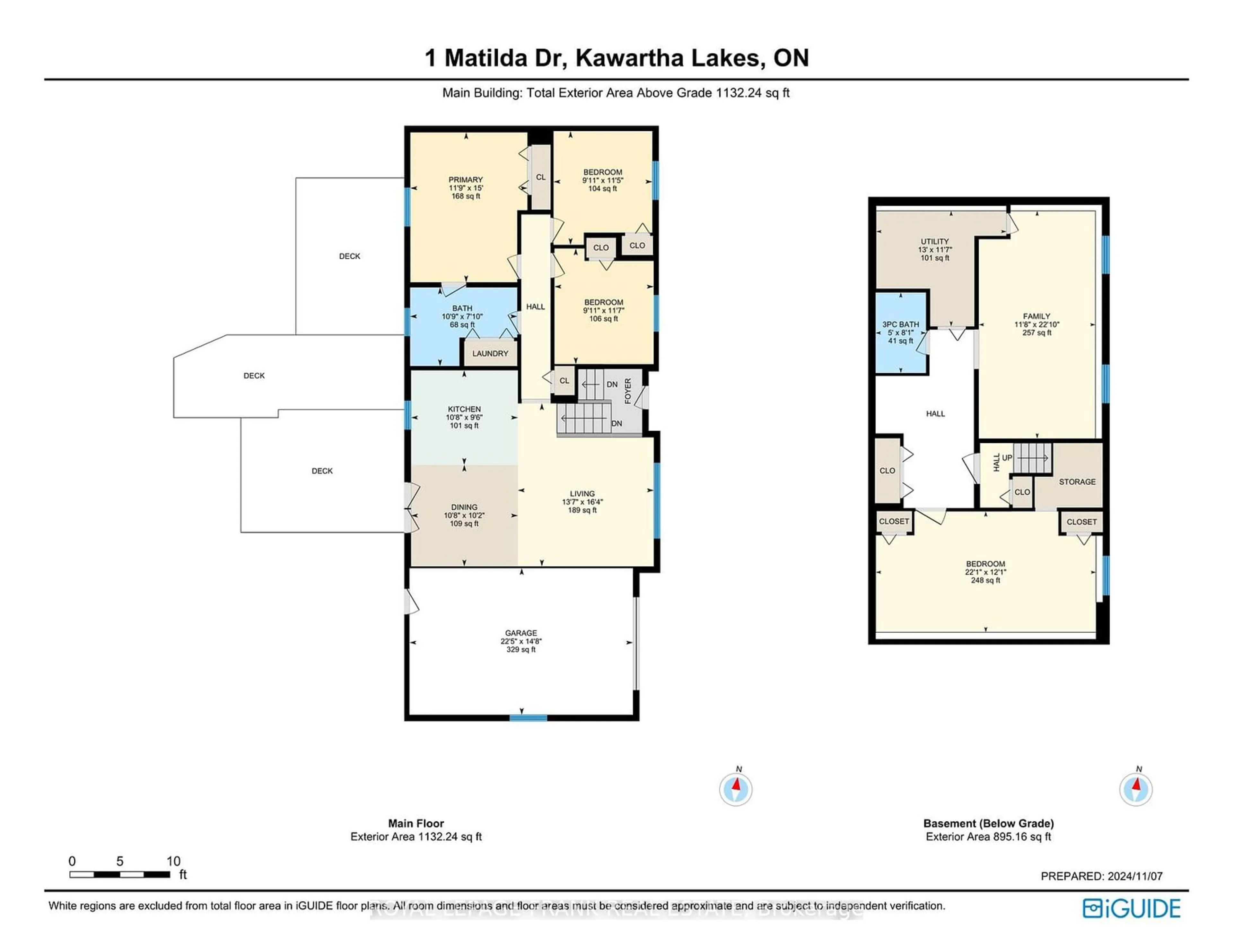 Floor plan for 1 Matilda Dr, Kawartha Lakes Ontario K0L 2W0