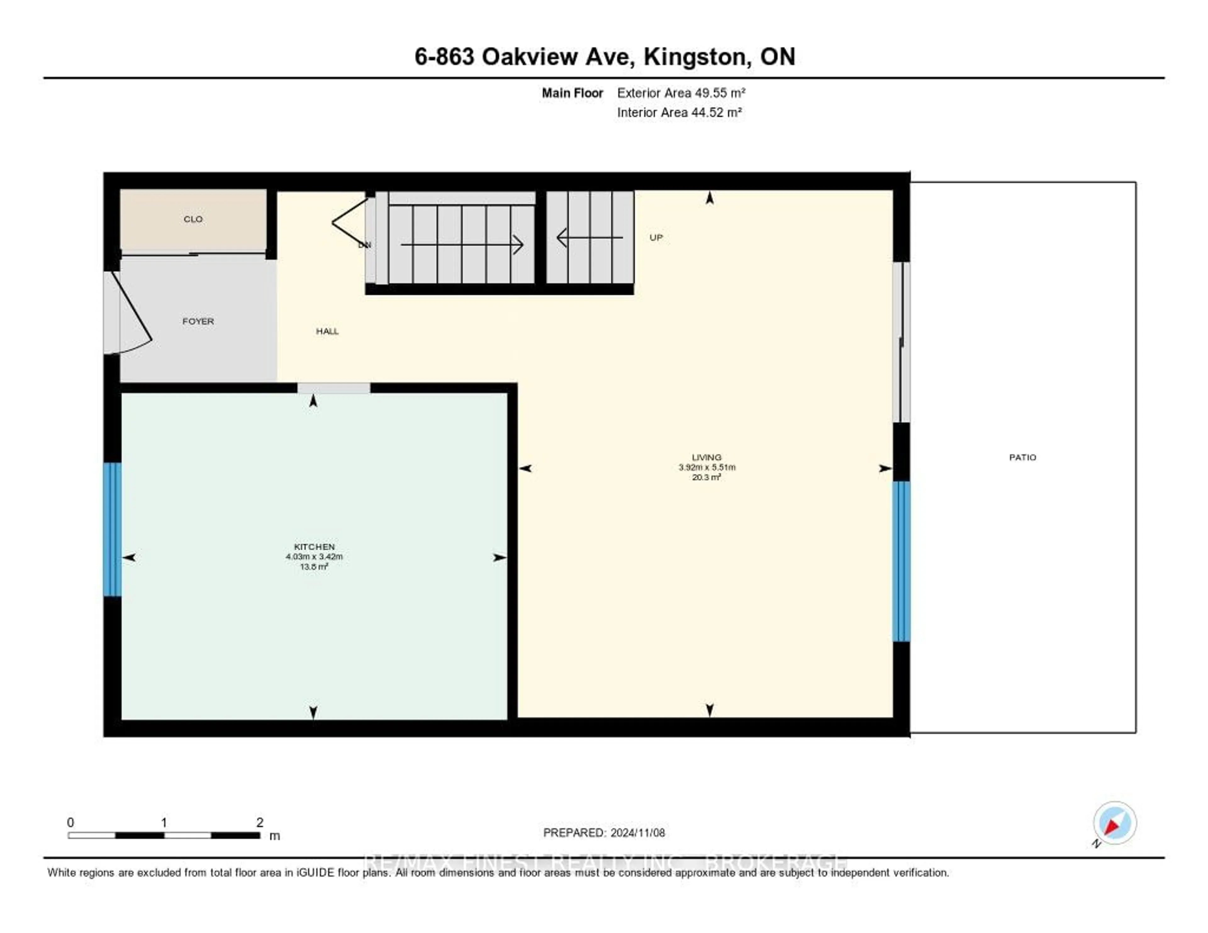 Floor plan for 863 Oakview Ave #6, Kingston Ontario K7M 6V4