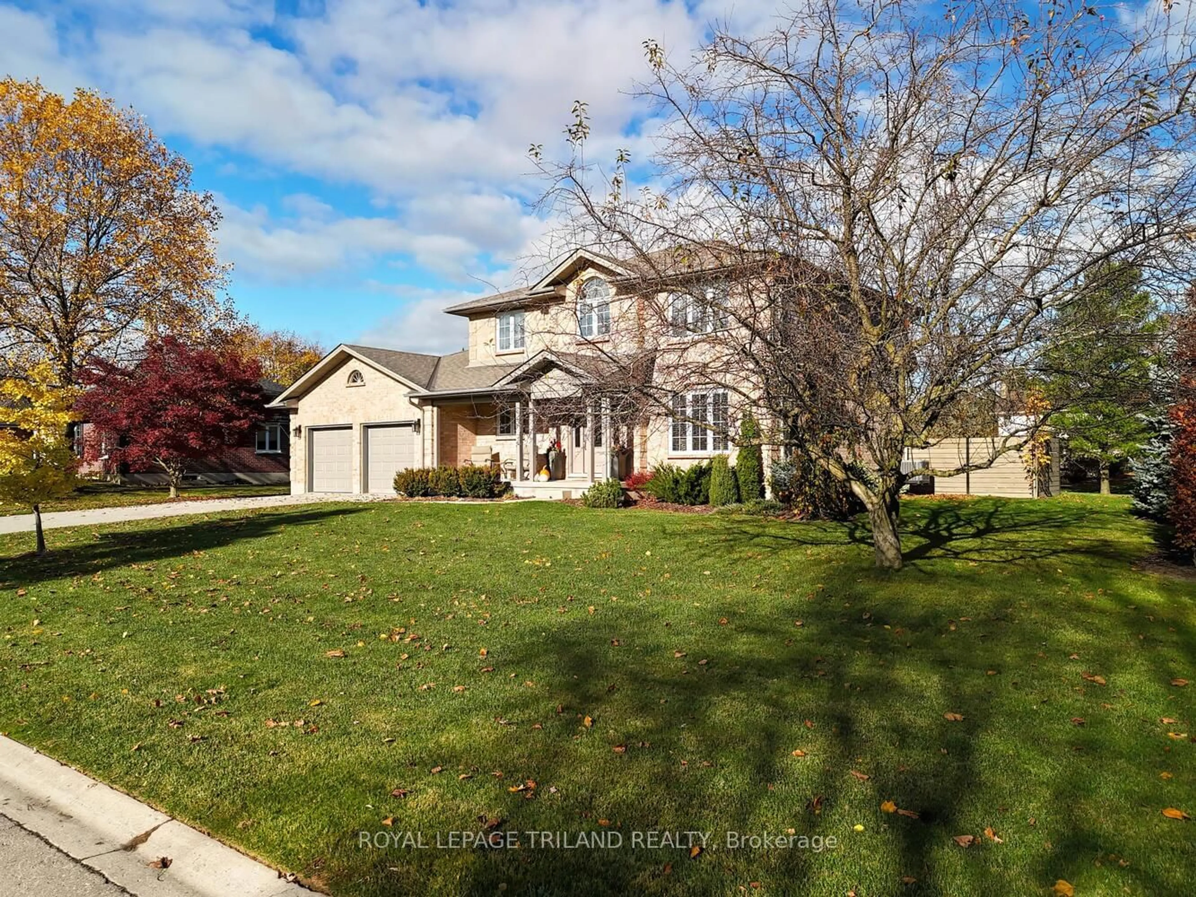 Frontside or backside of a home, the street view for 86 Mill St, Middlesex Centre Ontario N0M 2A0