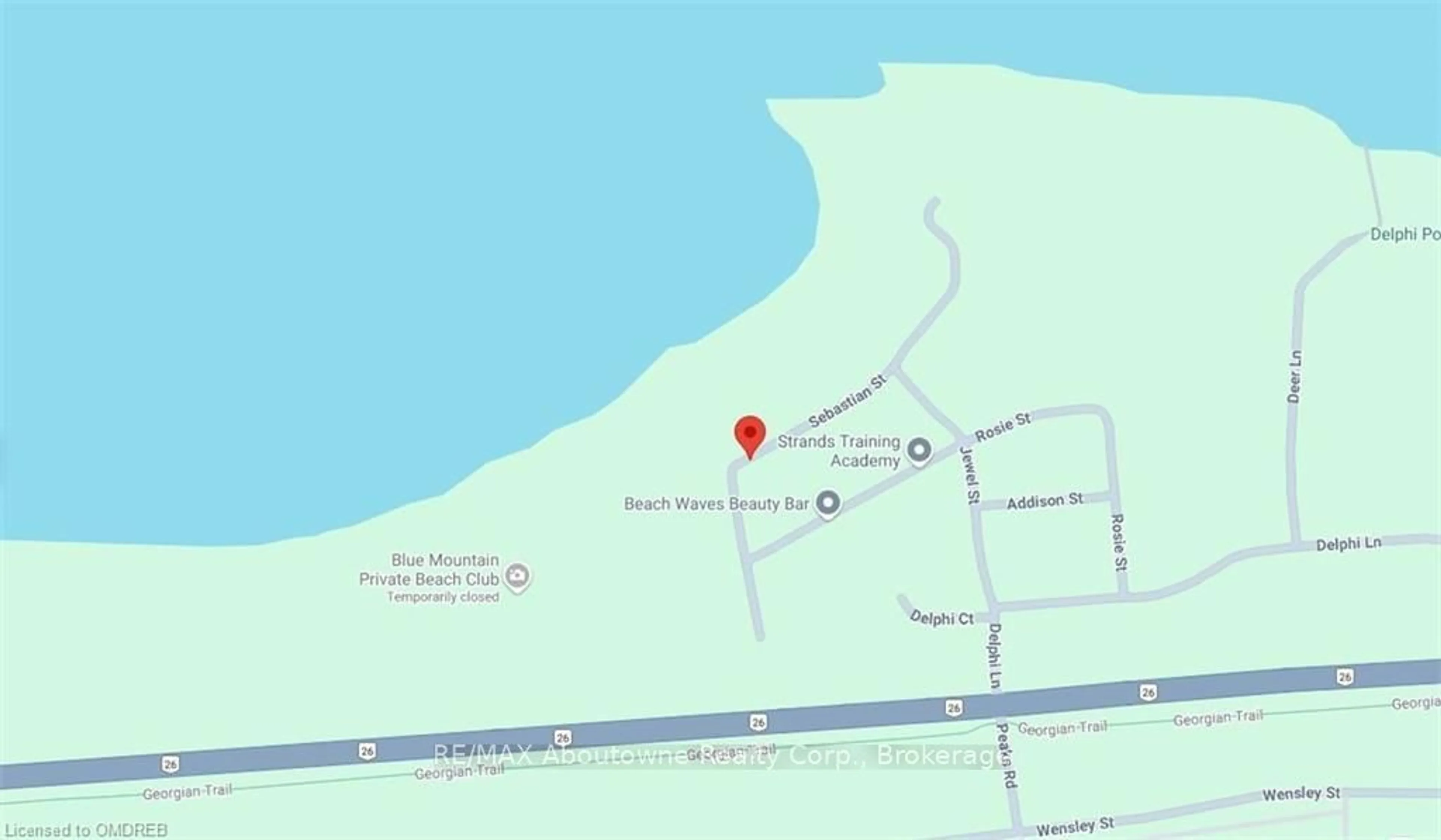 Picture of a map for 113 SEBASTIAN STREET, Blue Mountains Ontario N0H 1J0