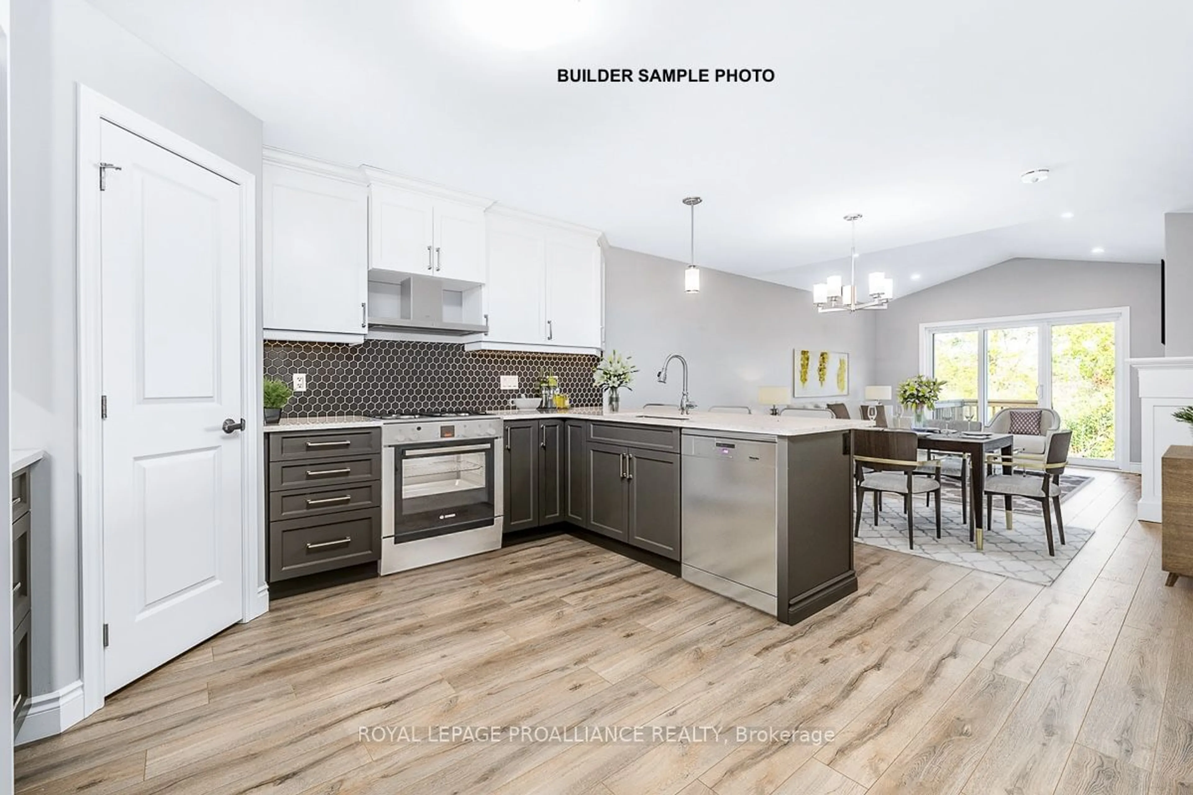 Open concept kitchen for Blk13-3 Homewood Ave, Trent Hills Ontario K0L 1Y0