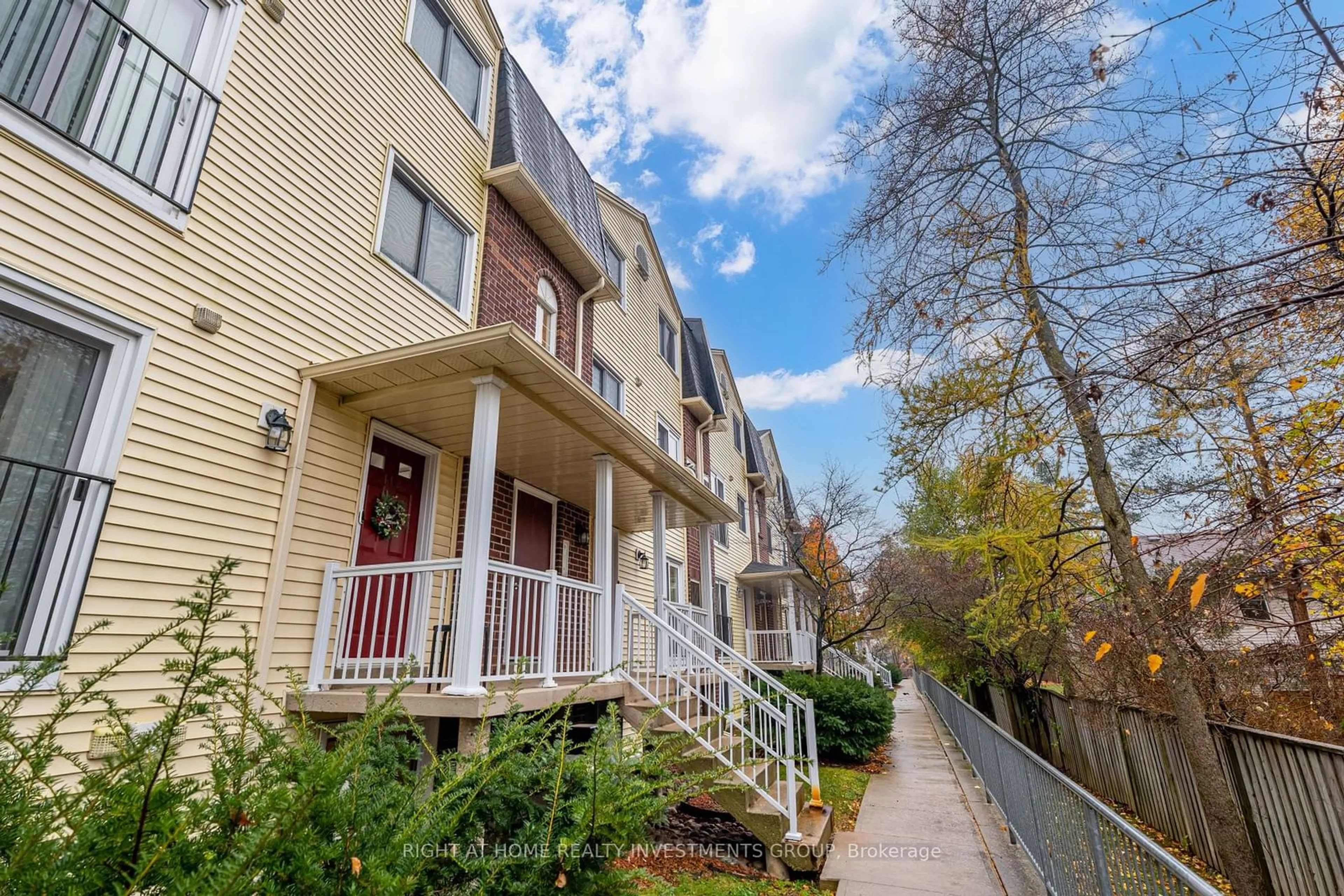 A pic from exterior of the house or condo, the street view for 456 Janefield Ave #112, Guelph Ontario N1G 4R8