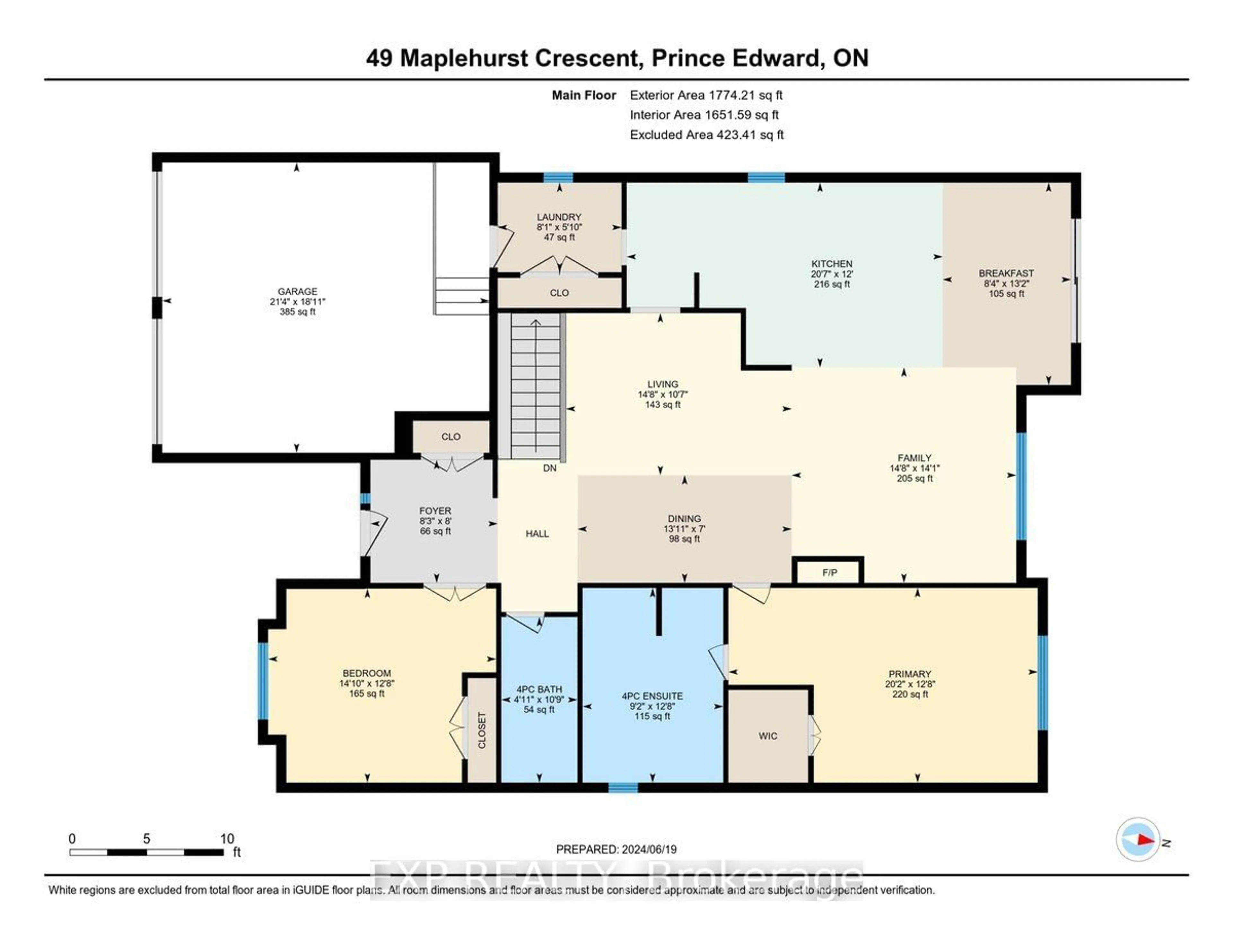 Floor plan for 49 MAPLEHURST Cres, Prince Edward County Ontario K0K 3L0