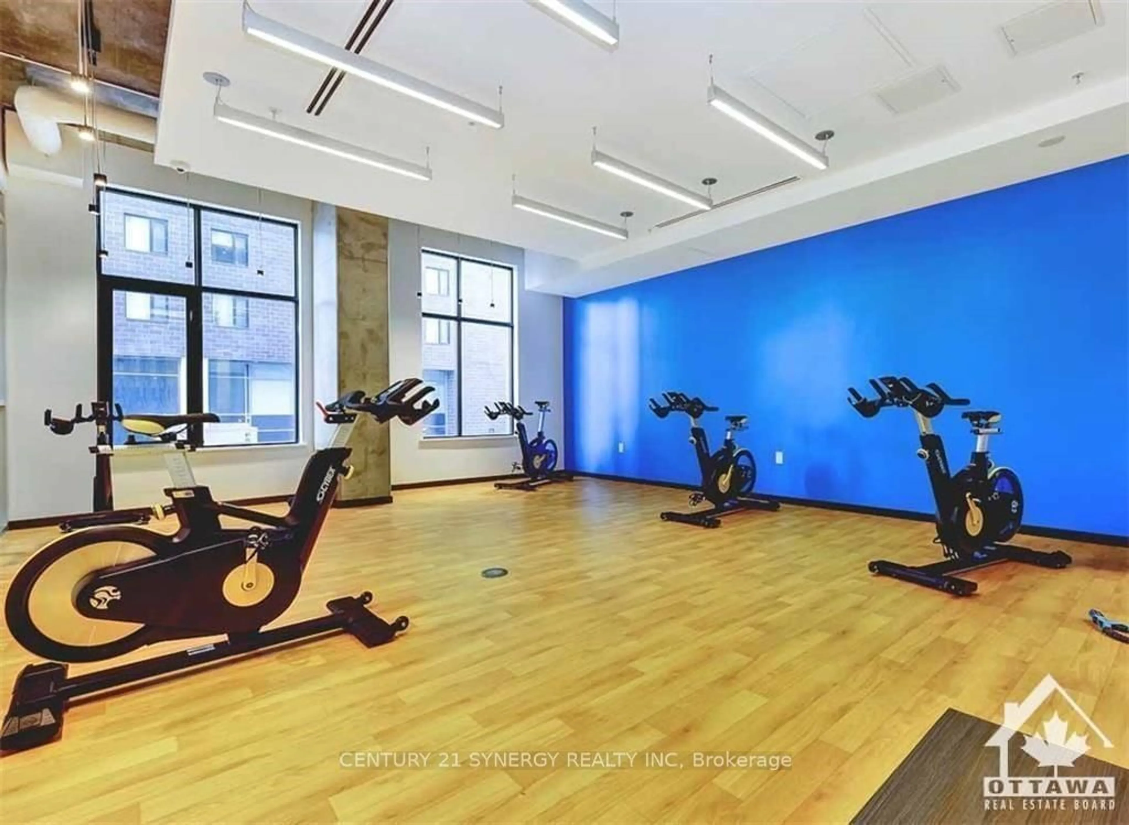 Gym or fitness room, wood floors for 105 CHAMPAGNE Ave #811, Dows Lake - Civic Hospital and Area Ontario K1S 4P3