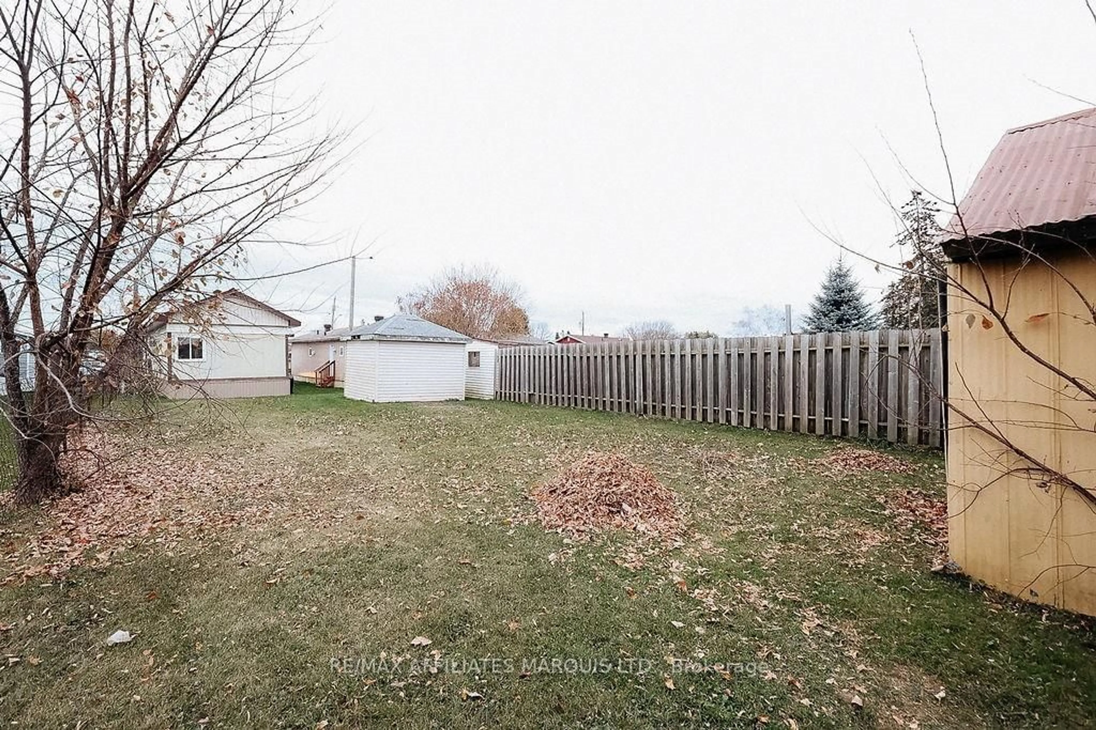 Frontside or backside of a home, the fenced backyard for 368 DOMINION St, North Glengarry Ontario K0C 1A0