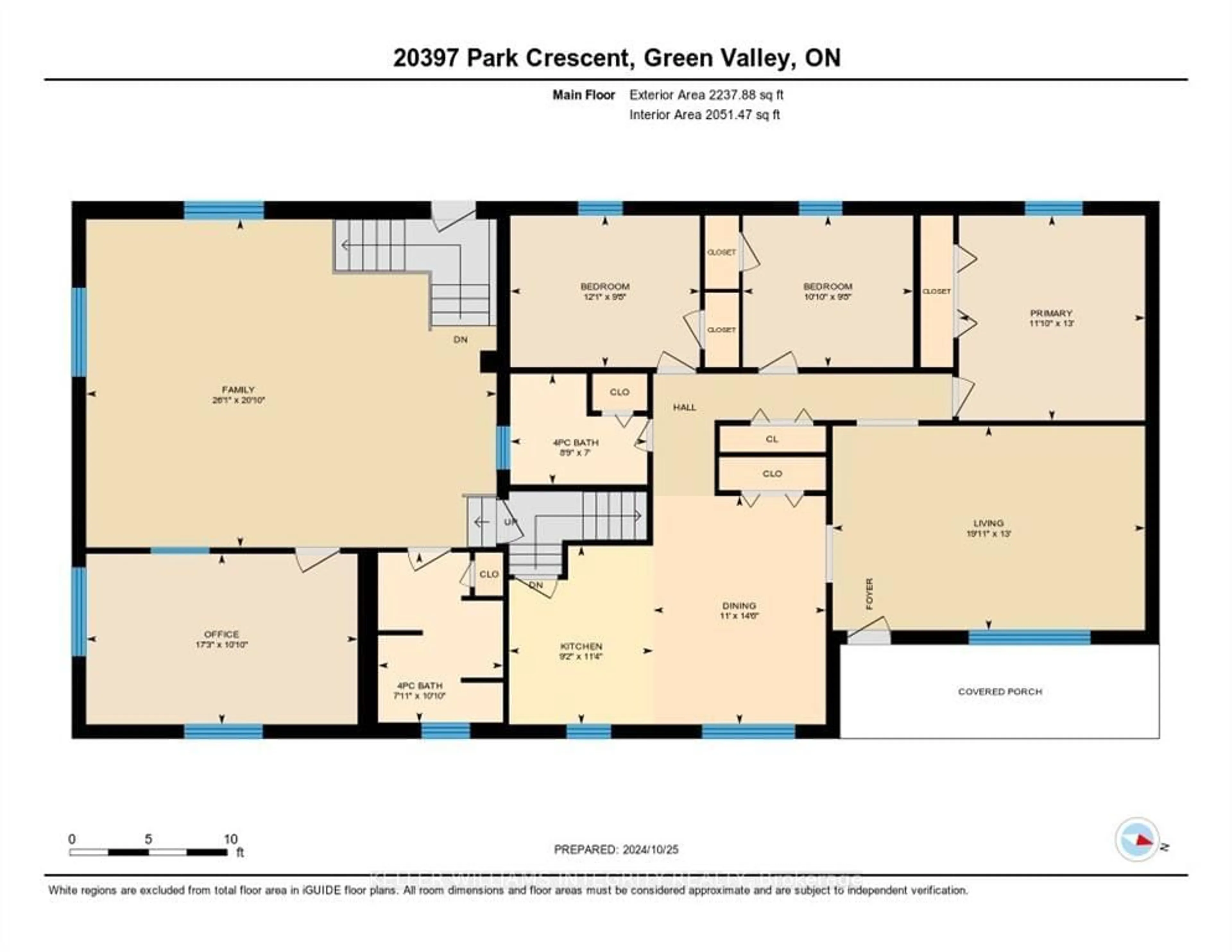 Floor plan for 20397 PARK Cres, South Glengarry Ontario K0C 1L0