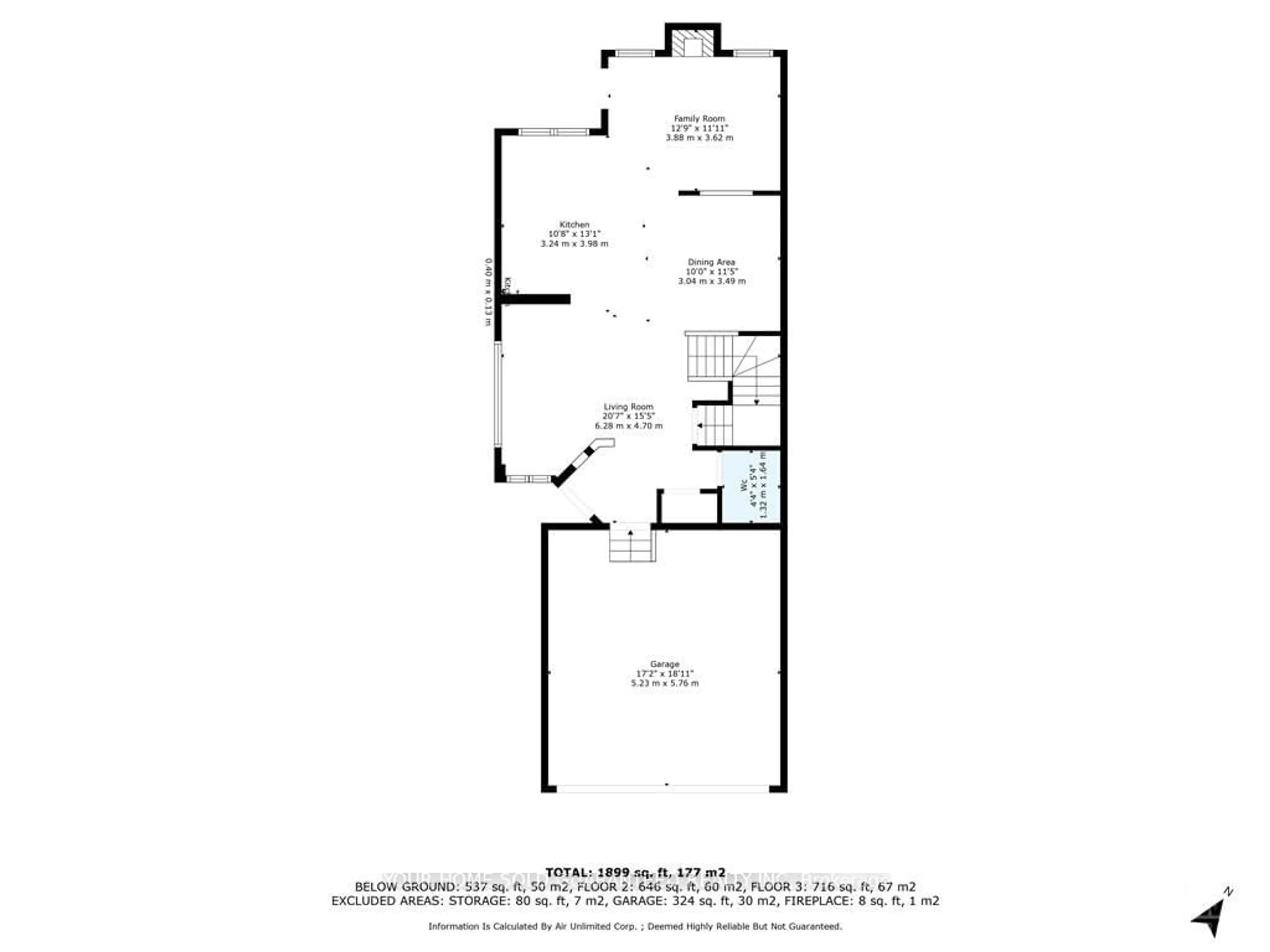 Floor plan for 17 COLERIDGE St, Carlington - Central Park Ontario K2C 4C8