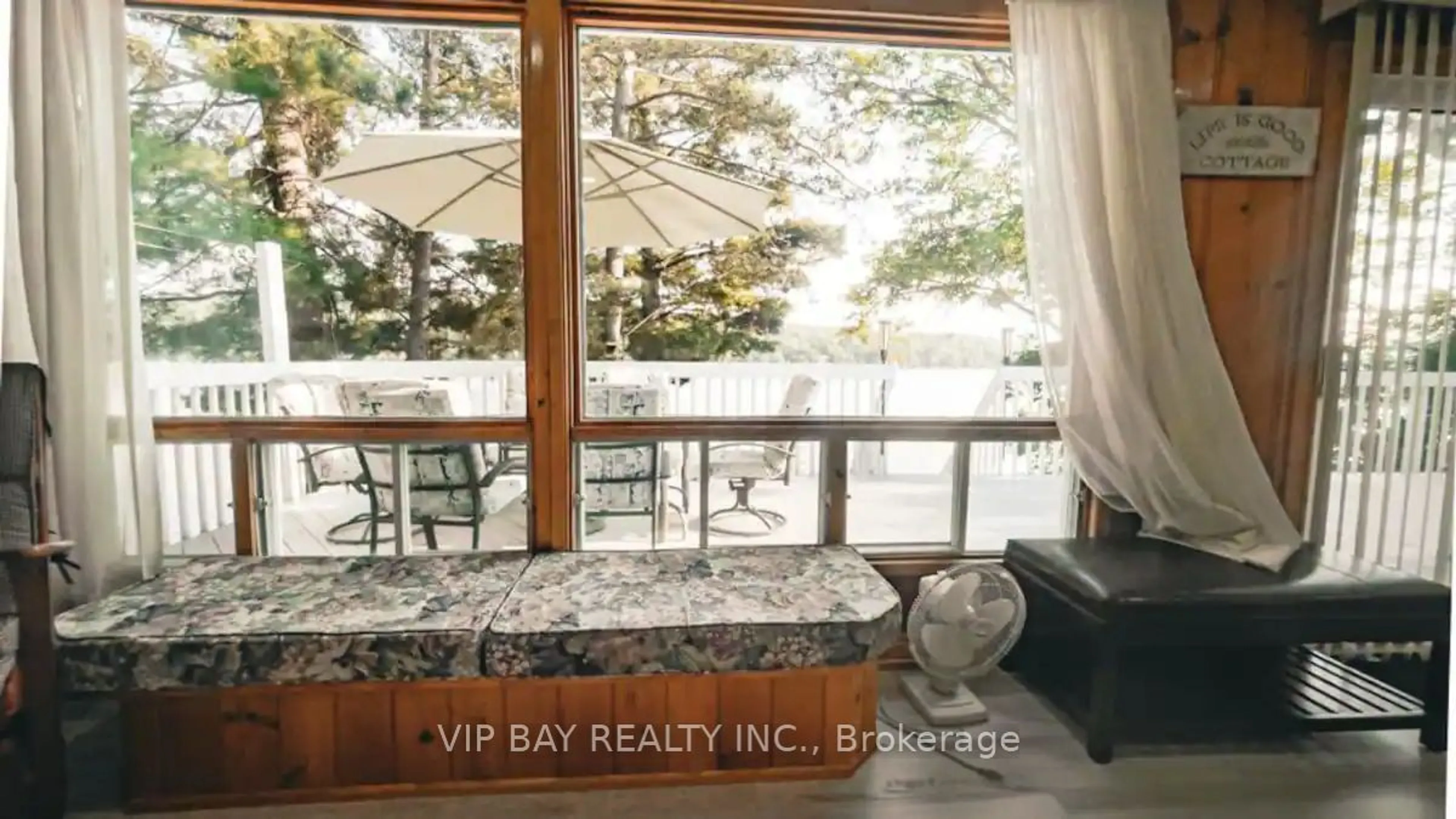 Balcony in the apartment, cottage for 1421 Northshore Rd, North Bay Ontario P1B 5B9