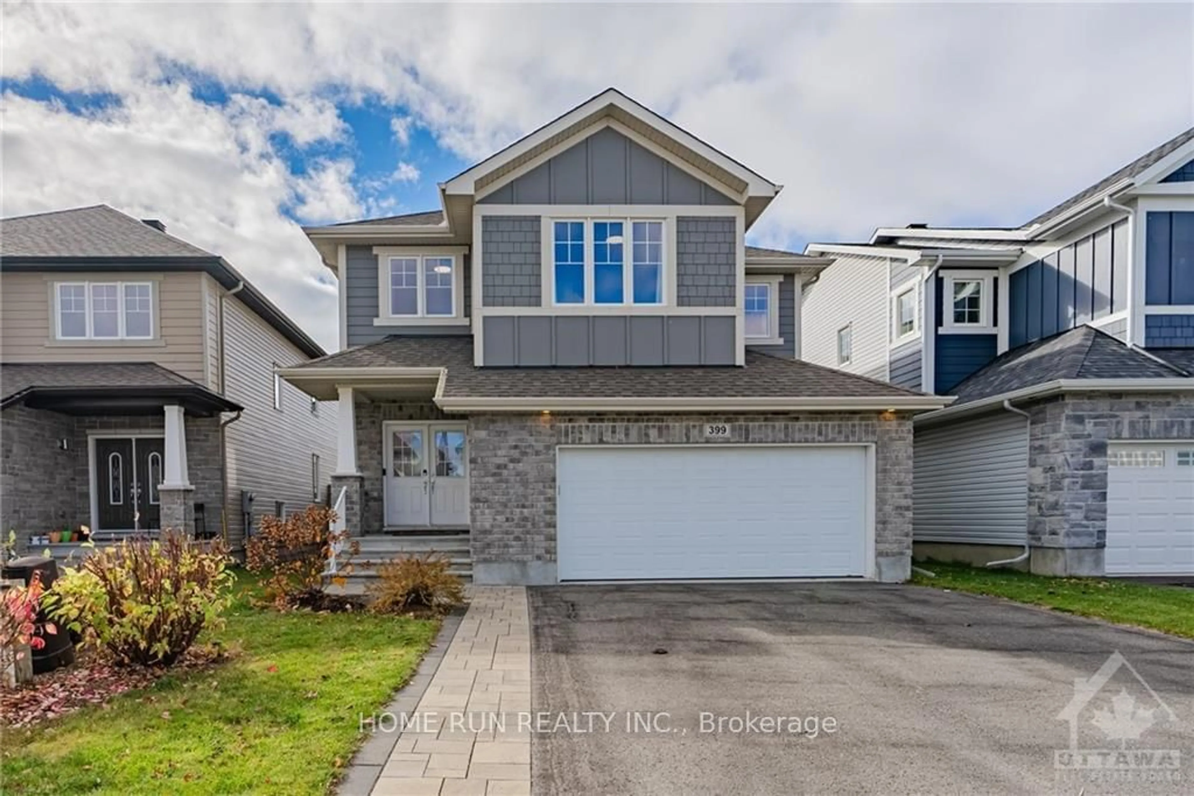 Frontside or backside of a home, the street view for 399 ANDALUSIAN Cres, Kanata Ontario K2V 0C4