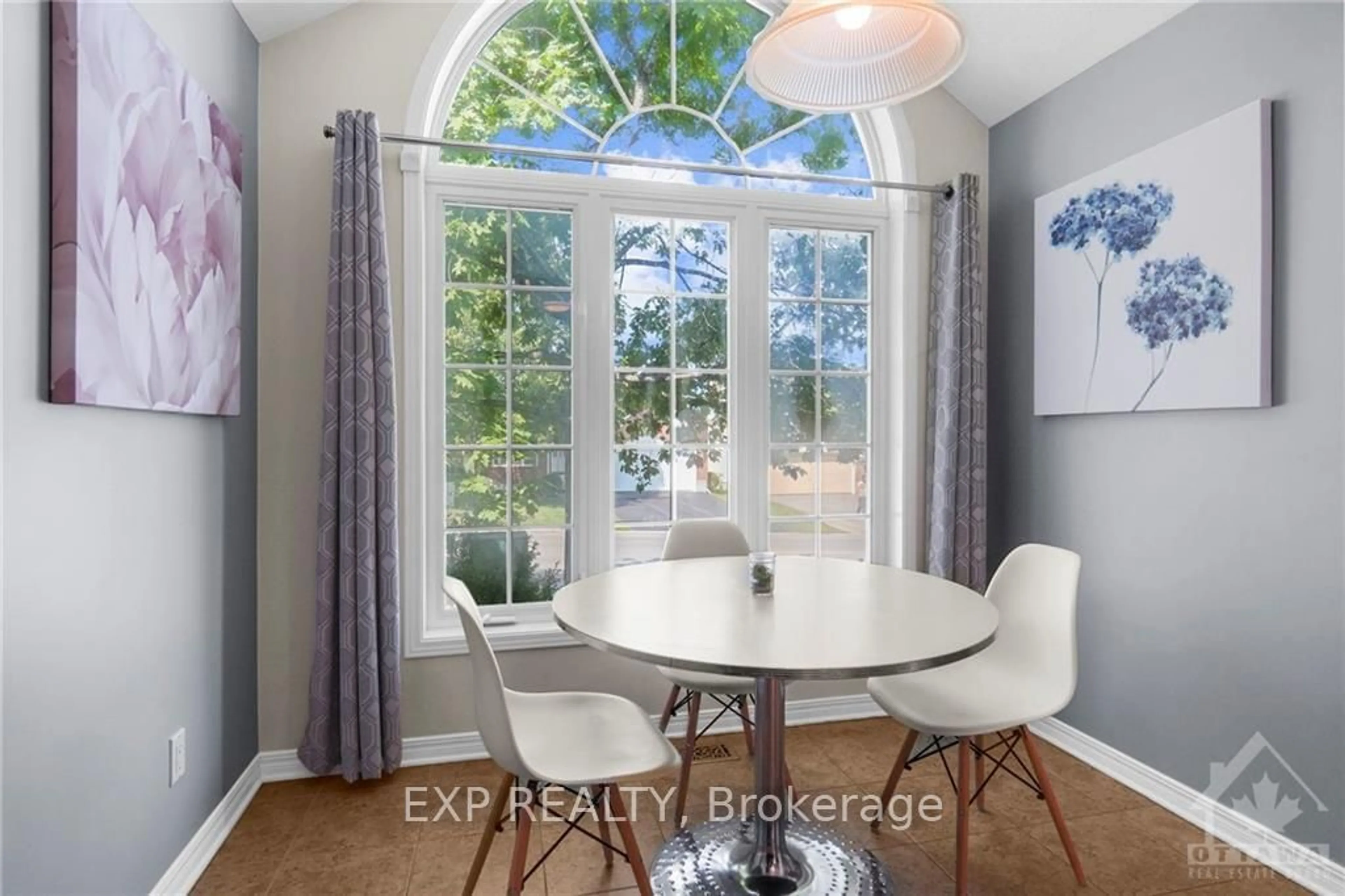 Dining room, wood floors, cottage for 114 ECHOWOODS Ave, Stittsville - Munster - Richmond Ontario K2S 2E7