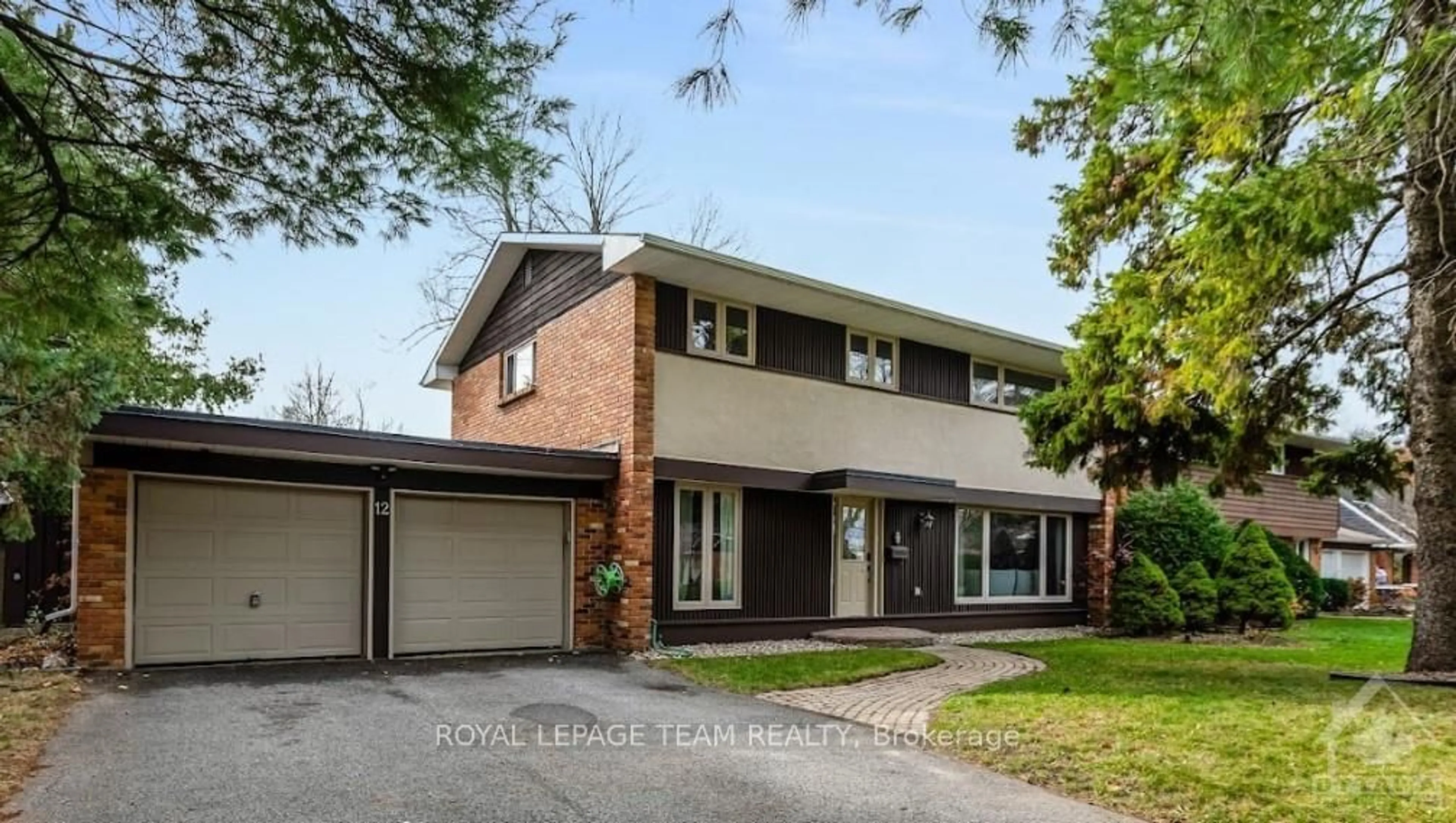 Home with brick exterior material for 12 PELLAN Cres, Kanata Ontario K2K 1J5