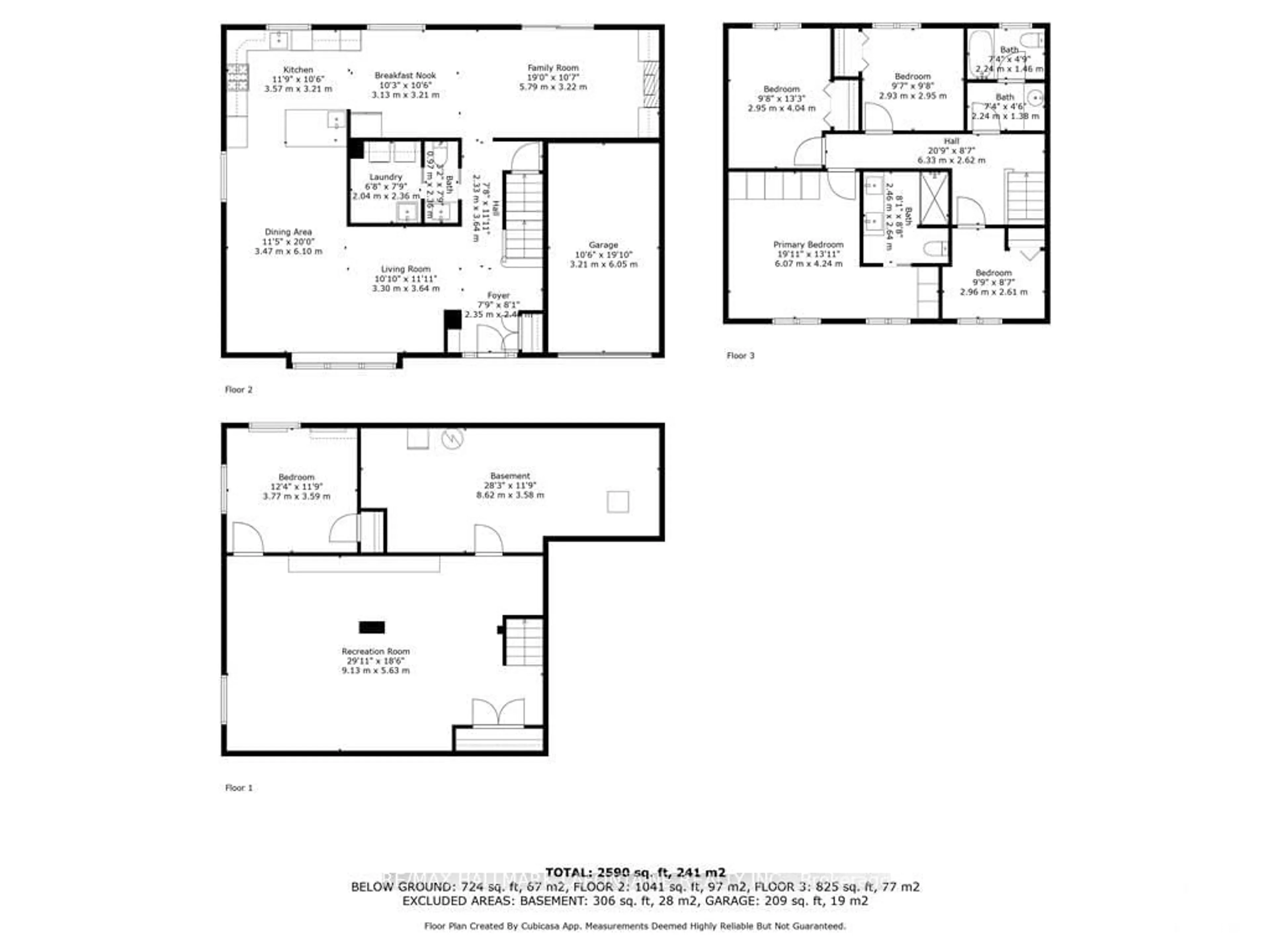 Floor plan for 1945 OAKDEAN Cres, Beacon Hill North - South and Area Ontario K1J 6H6