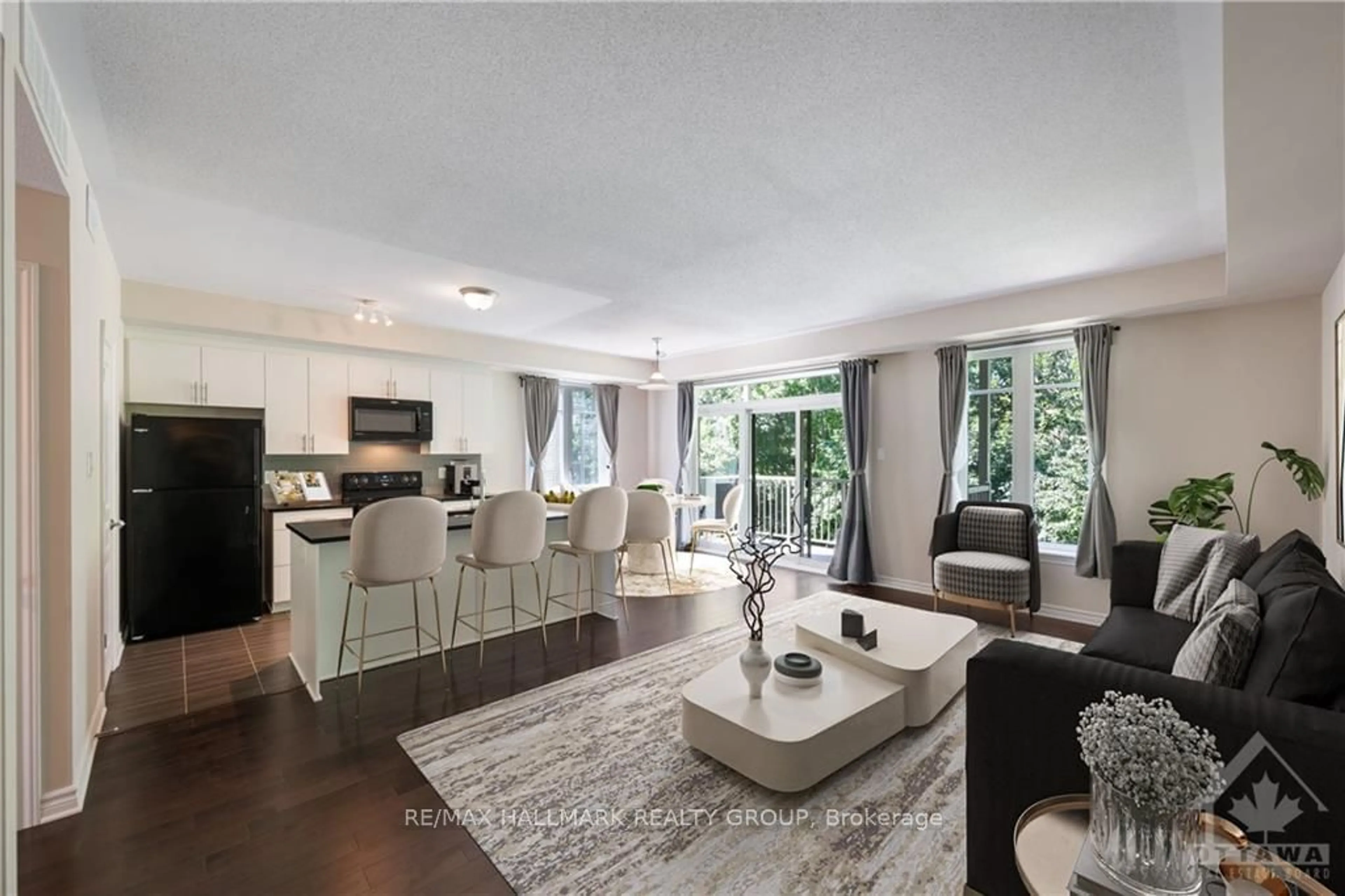 Open concept kitchen for 1032 BERYL Private #E, Blossom Park - Airport and Area Ontario K1V 2M4