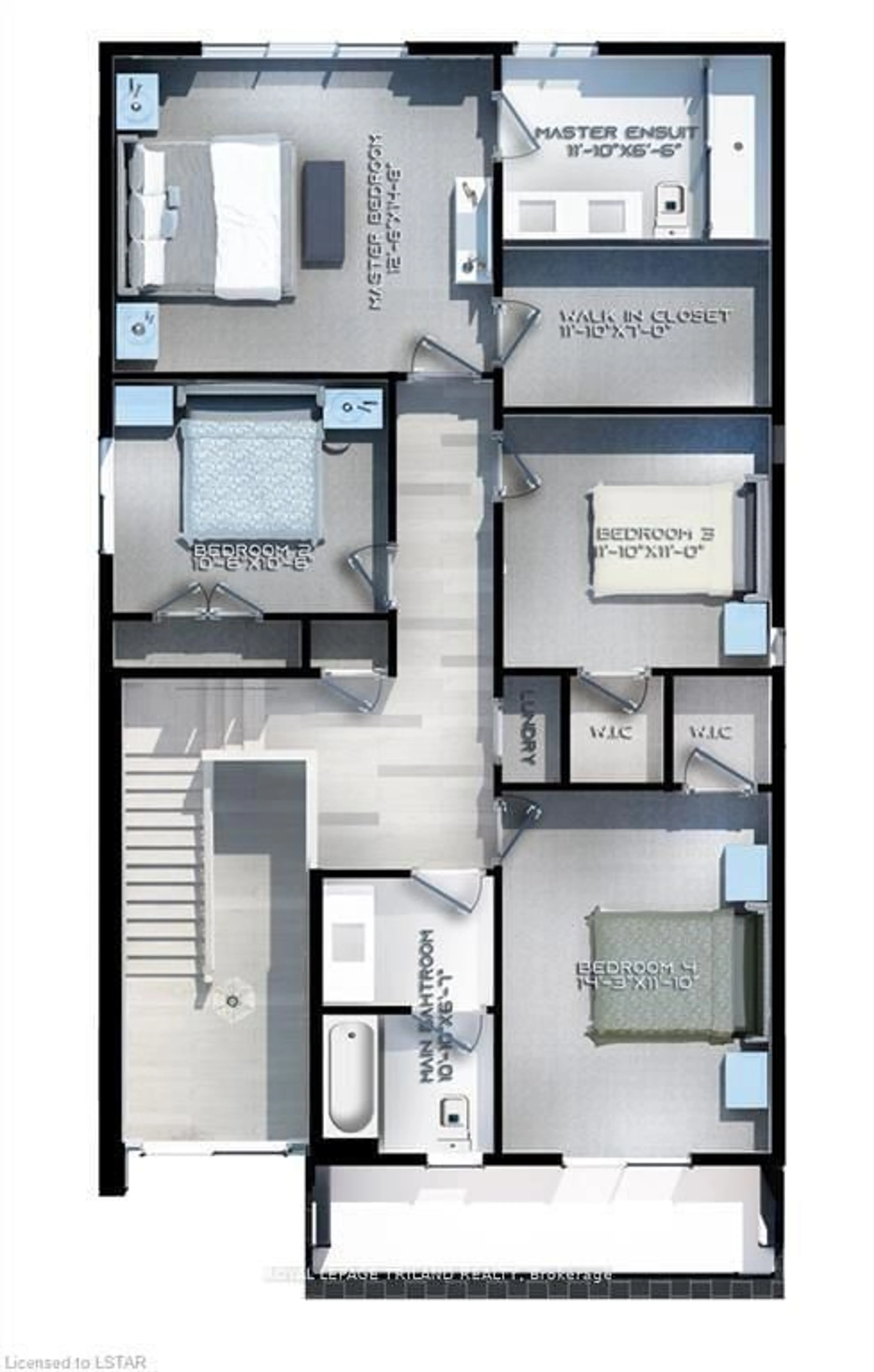 Floor plan for 3909 BIG LEAF Tr, London Ontario N6P 0A3