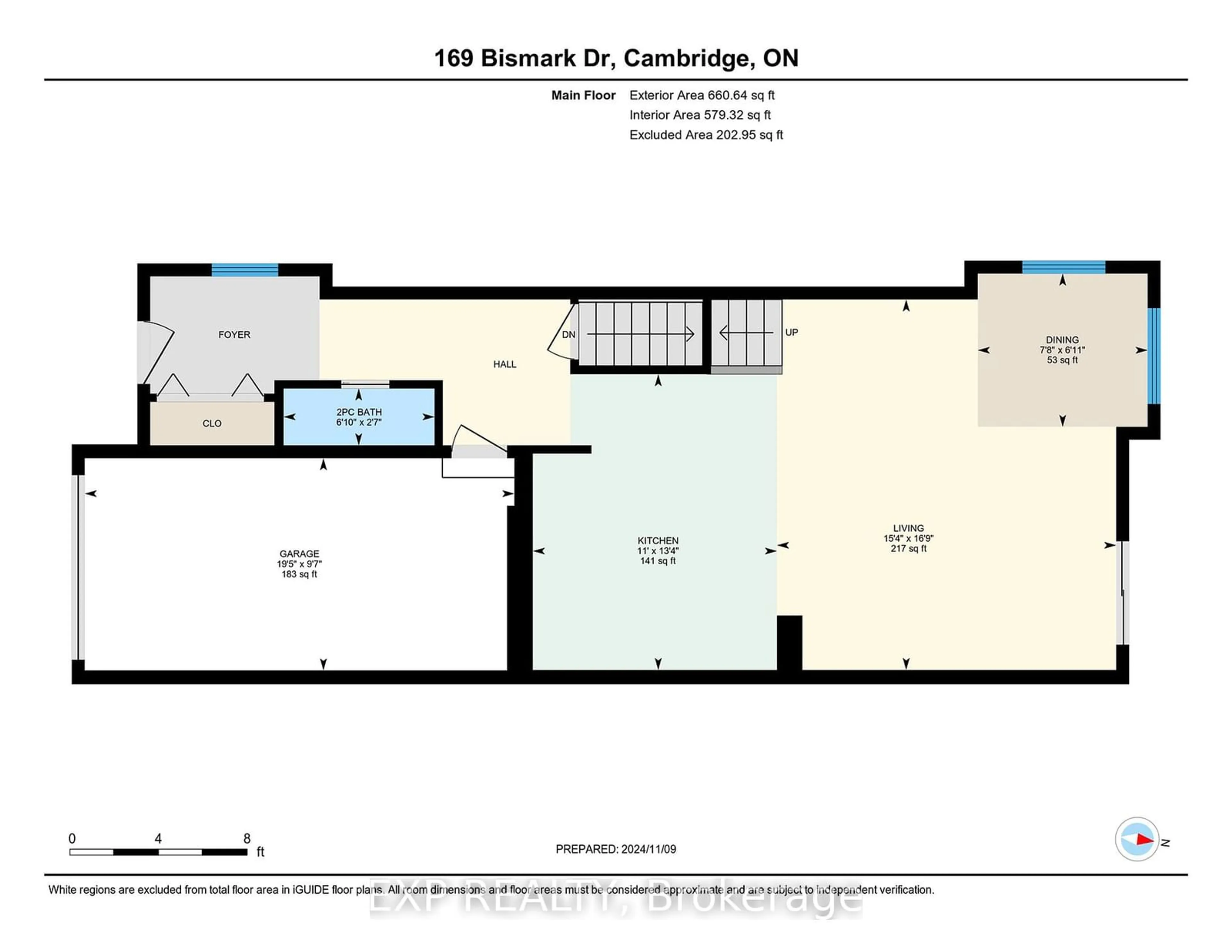 Floor plan for 169 Bismark Dr #32, Cambridge Ontario N1S 5C1