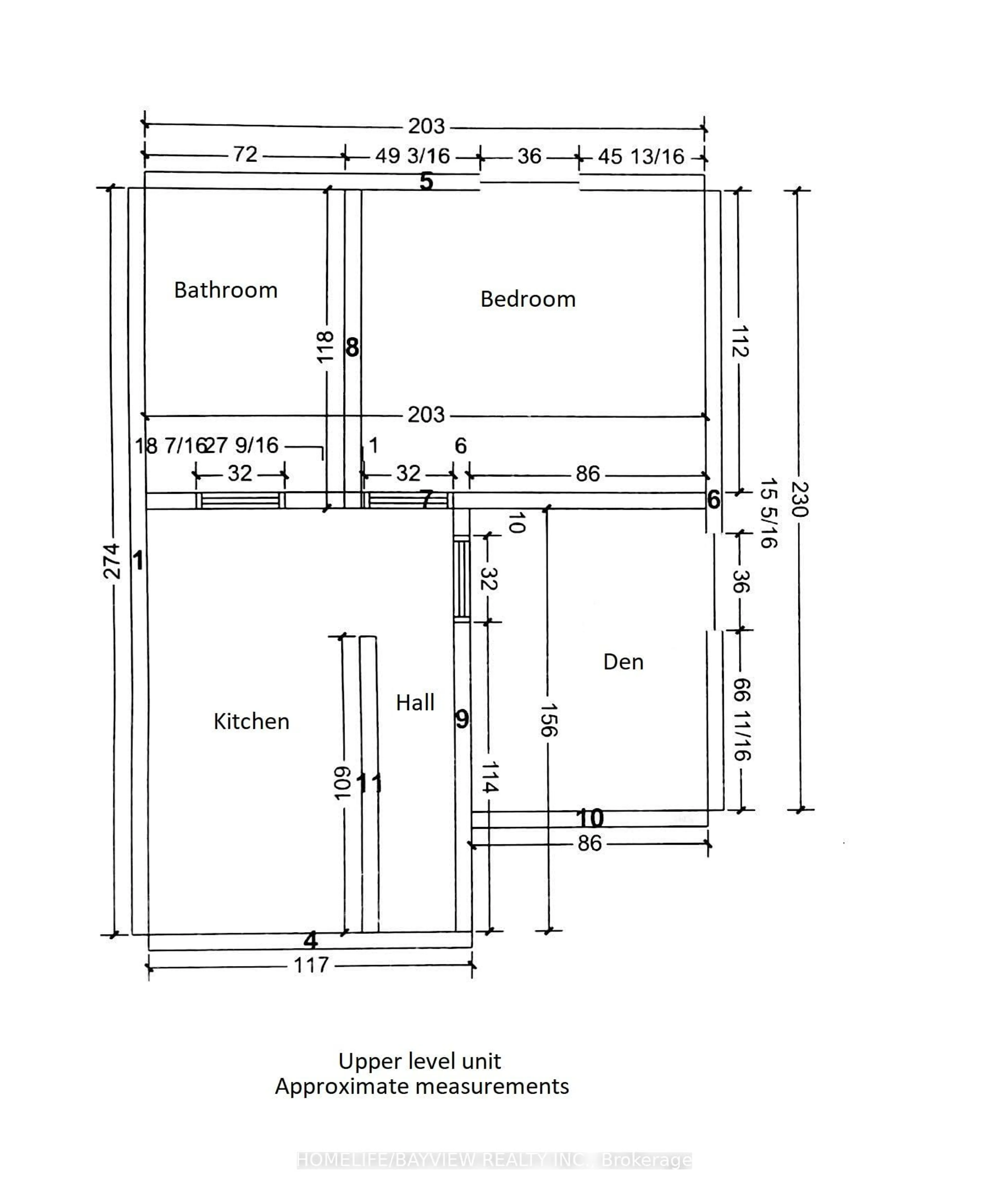 Floor plan for 161 Louth St, St. Catharines Ontario L2S 2R4