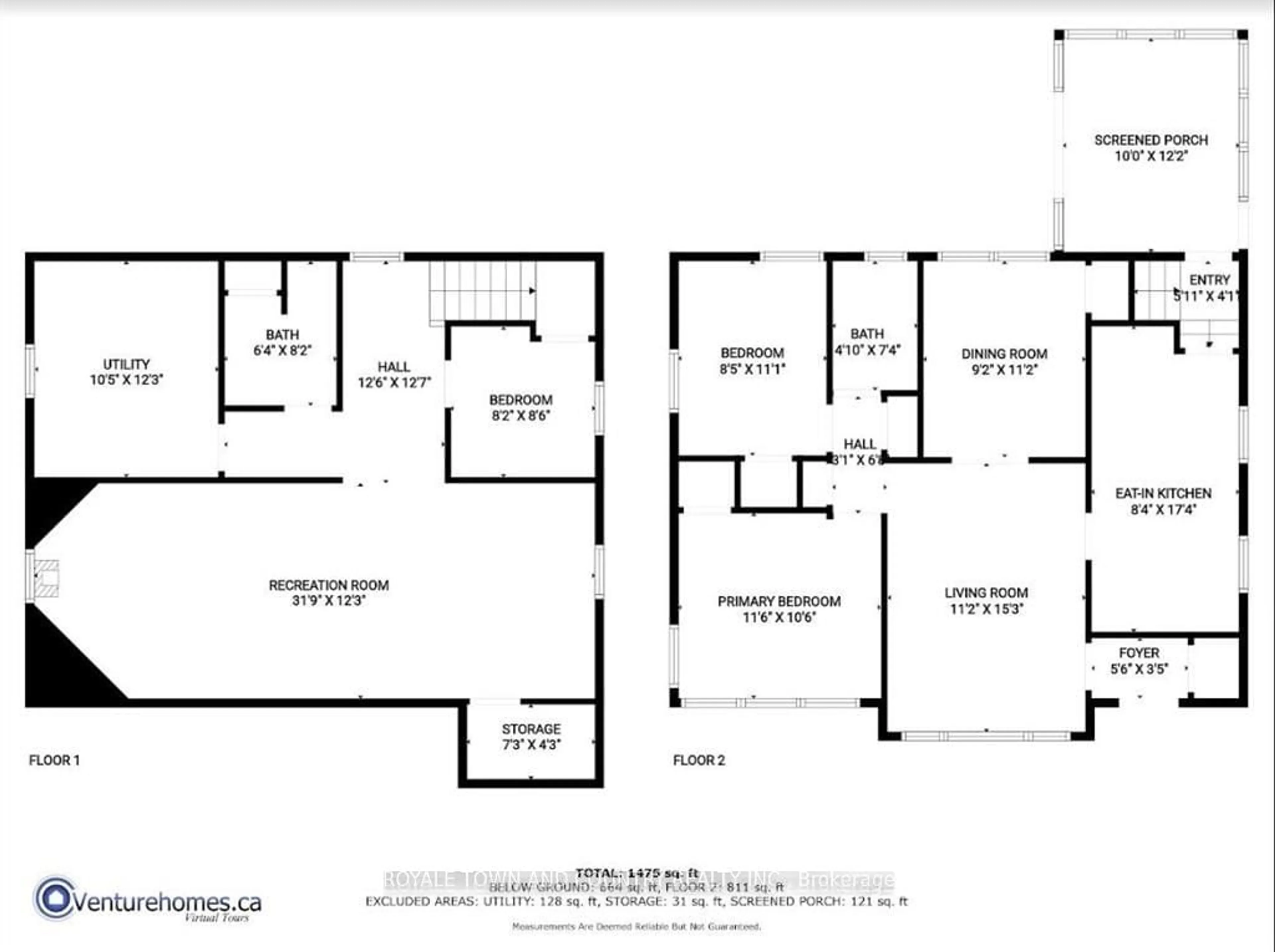 Floor plan for 5 Armour Crt, Kawartha Lakes Ontario K9V 1N9