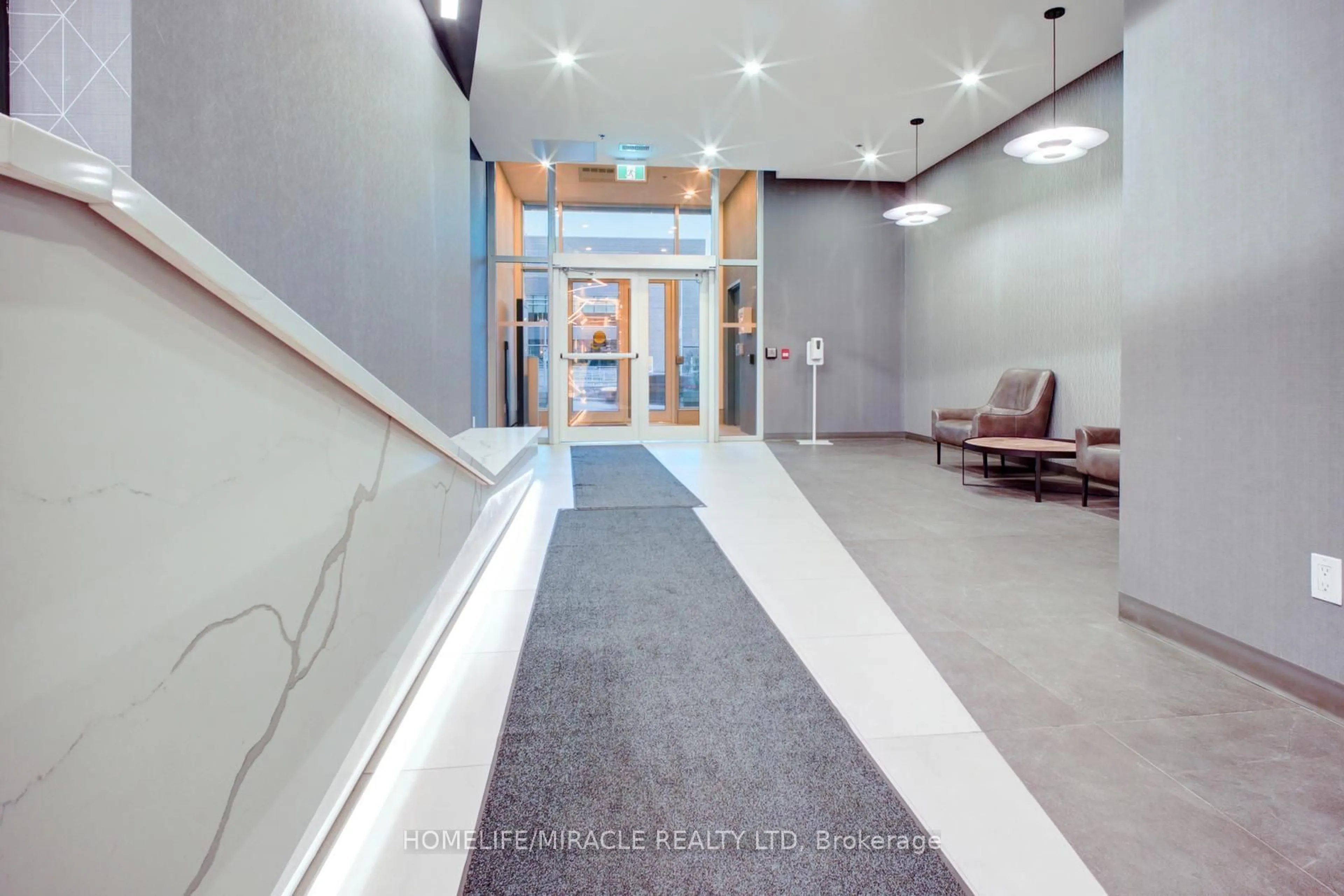 Indoor lobby, cement floor for 60 Frederick St #1406, Kitchener Ontario N2H 0C7