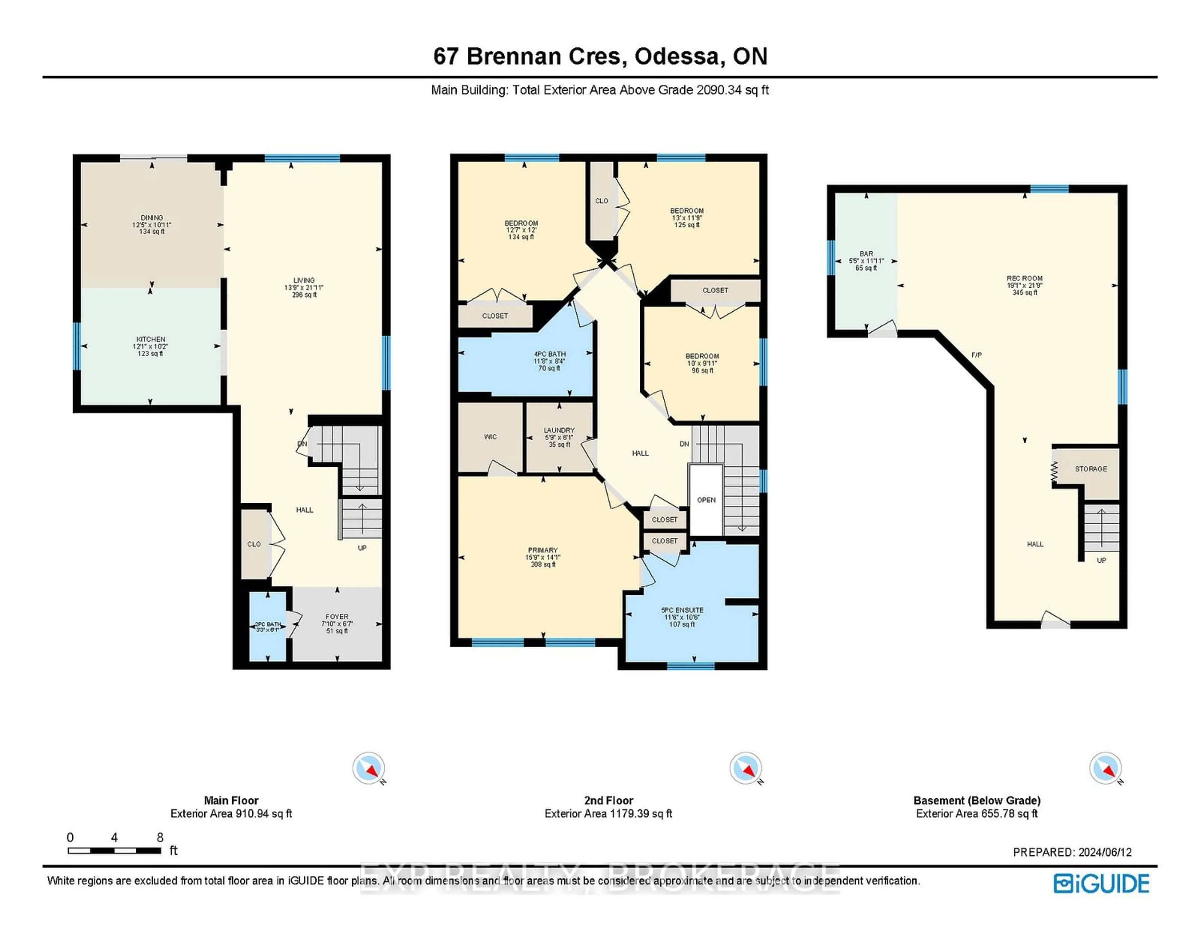 Floor plan for 67 BRENNAN Cres, Loyalist Ontario K0H 2H0