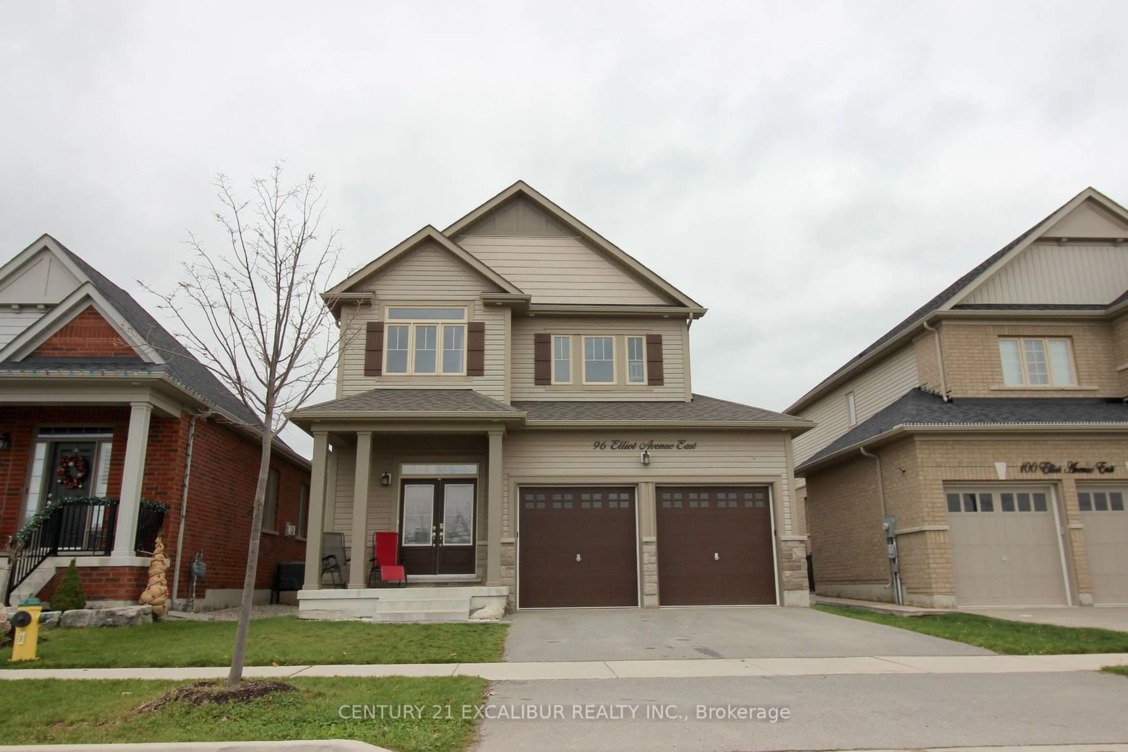 Frontside or backside of a home, the street view for 96 Elliot Ave, Centre Wellington Ontario N1M 2W3