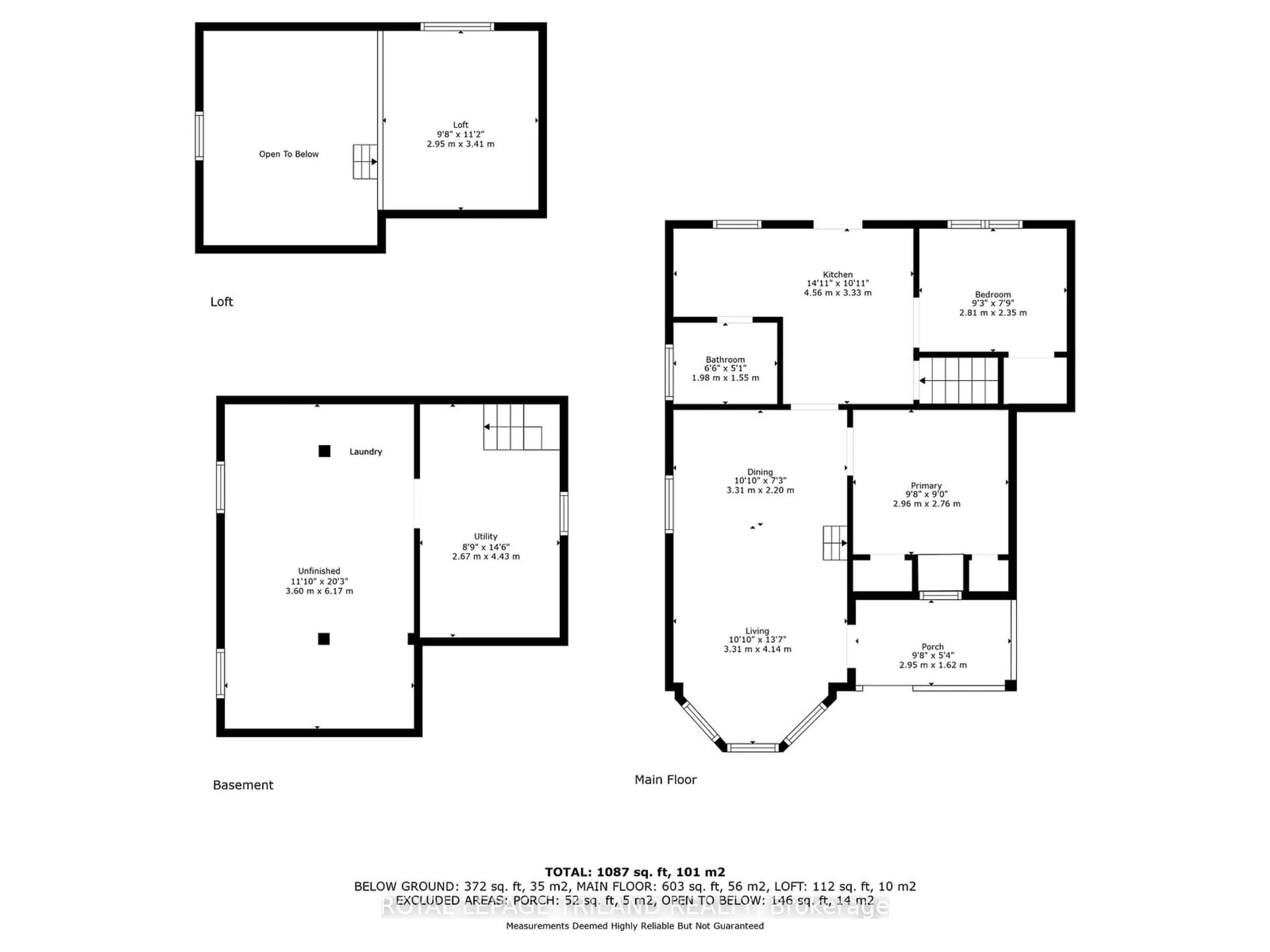 Floor plan for 821 Queens Ave, London Ontario N5W 3H7