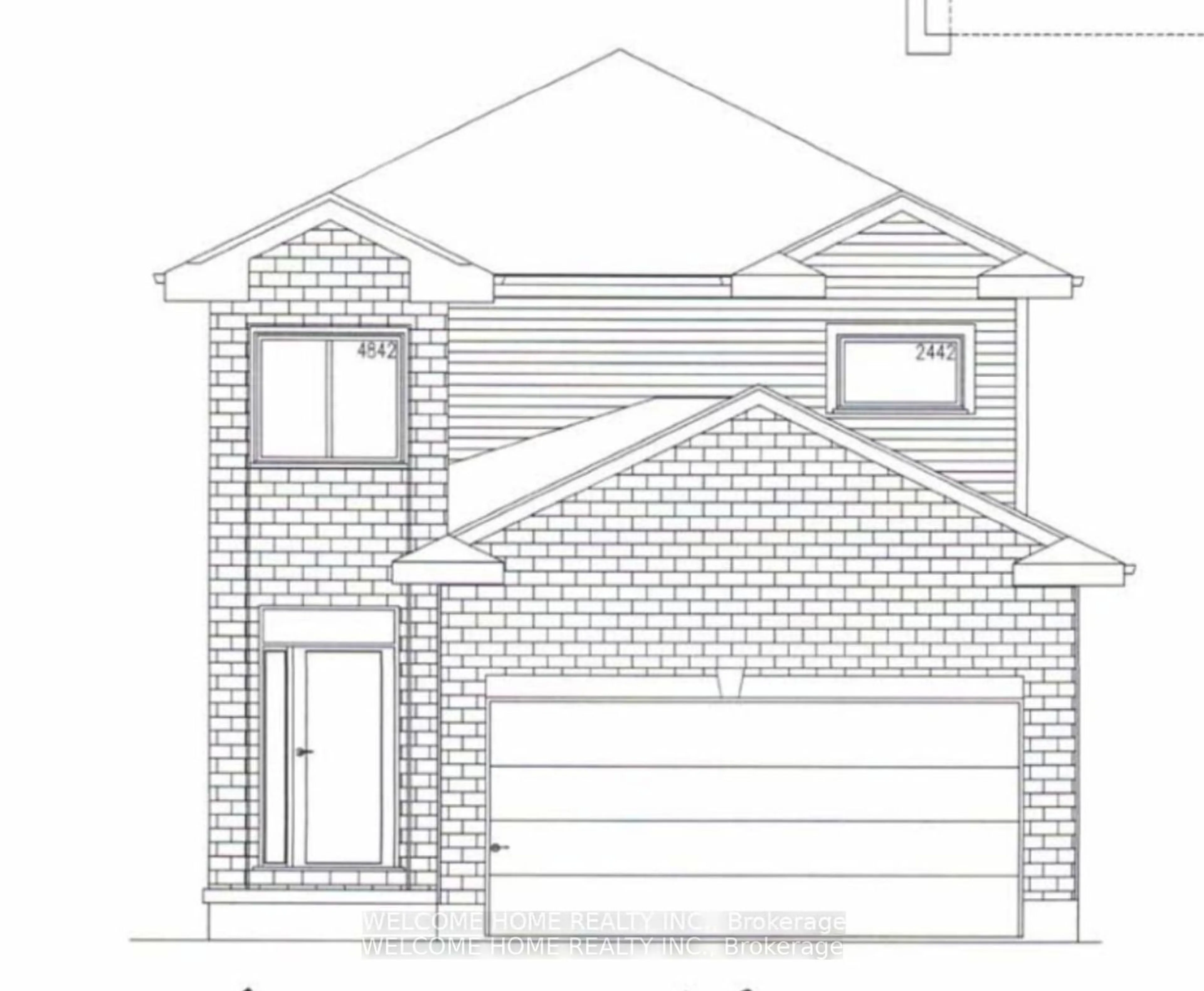 Frontside or backside of a home, cottage for 127 Marconi Crt, London Ontario N5V 5G2