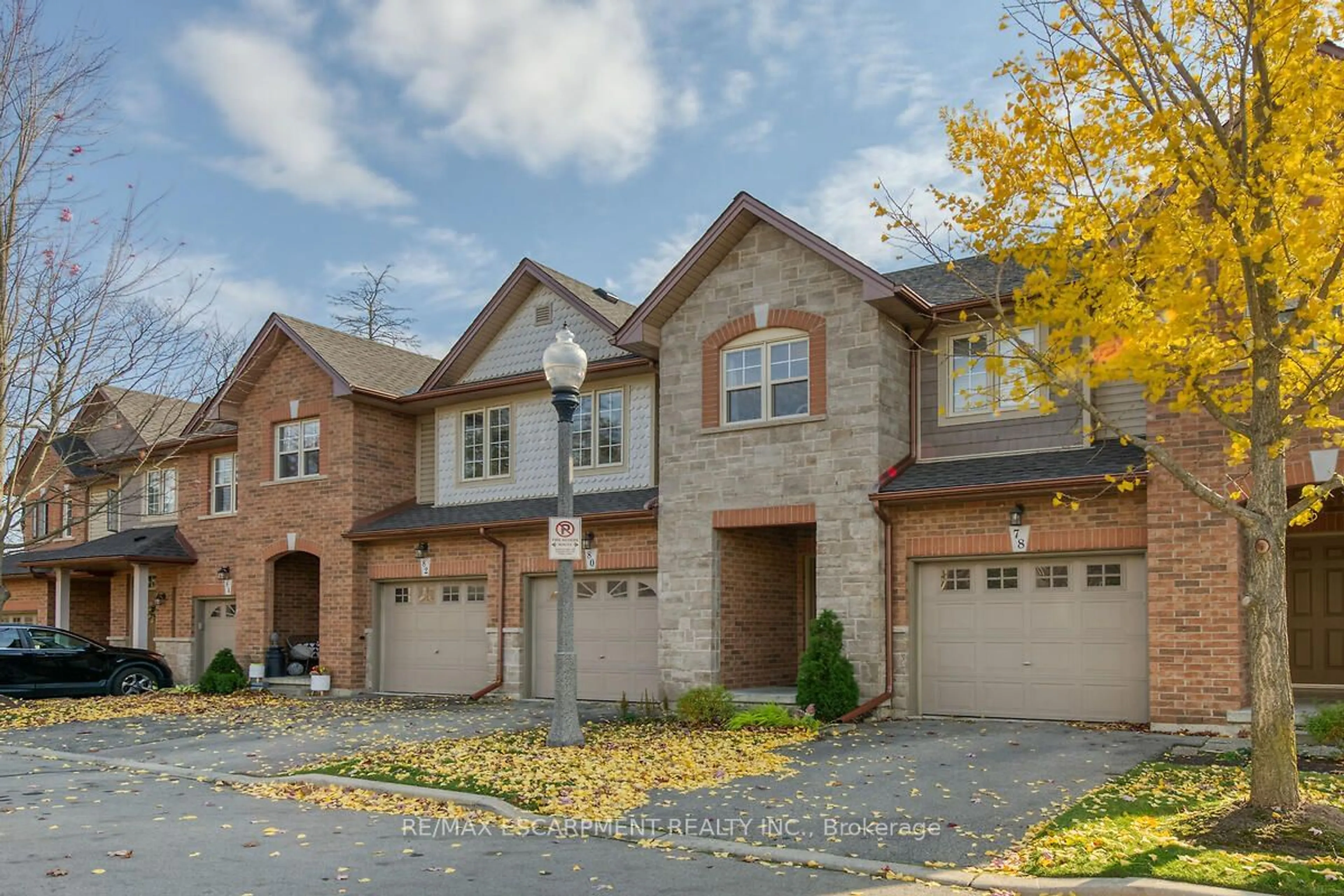 A pic from exterior of the house or condo, the street view for 80 MYERS Lane, Hamilton Ontario L9G 0A5