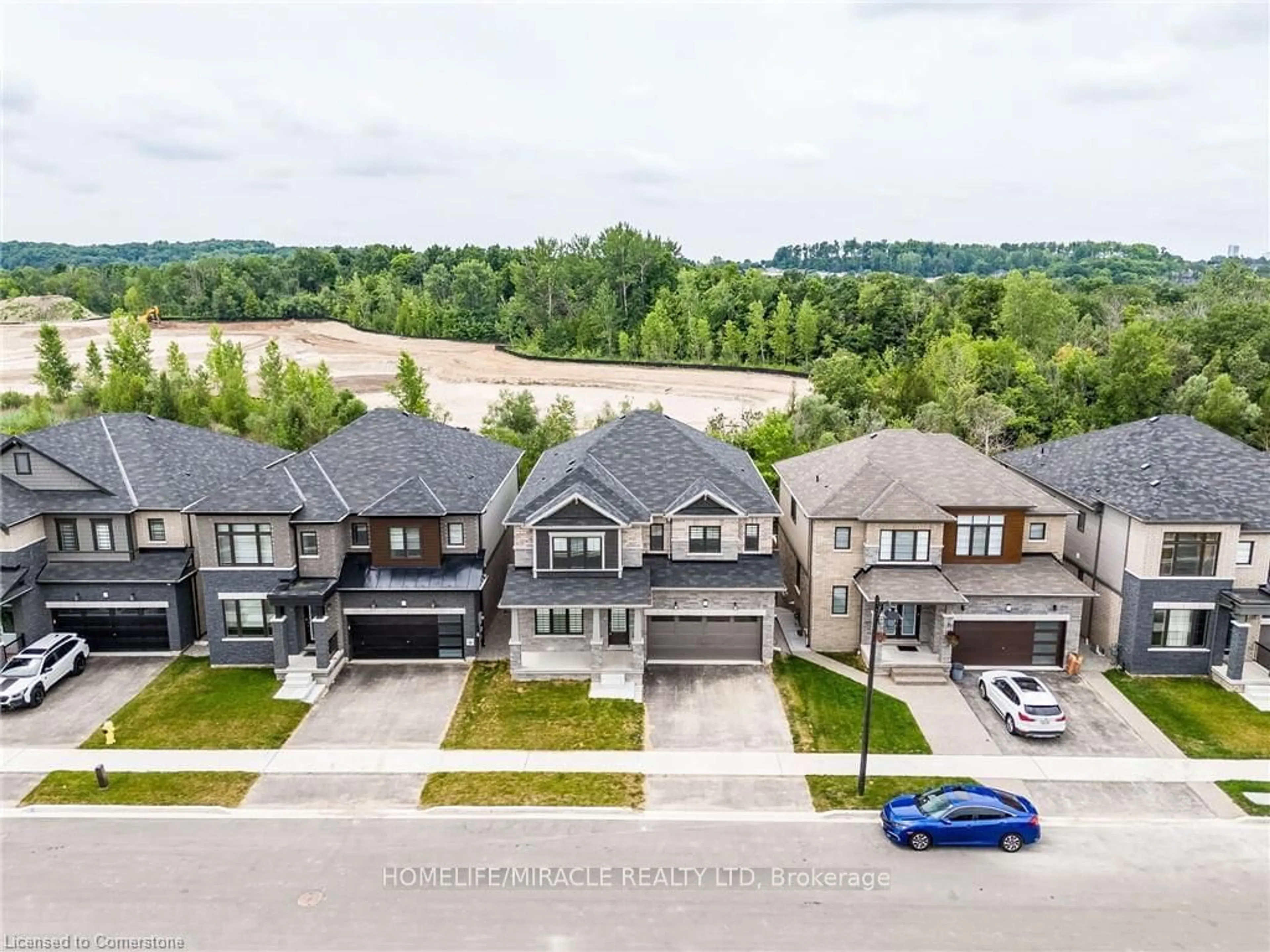 Frontside or backside of a home, the street view for 116 Eva Dr, Woolwich Ontario N0B 1M0