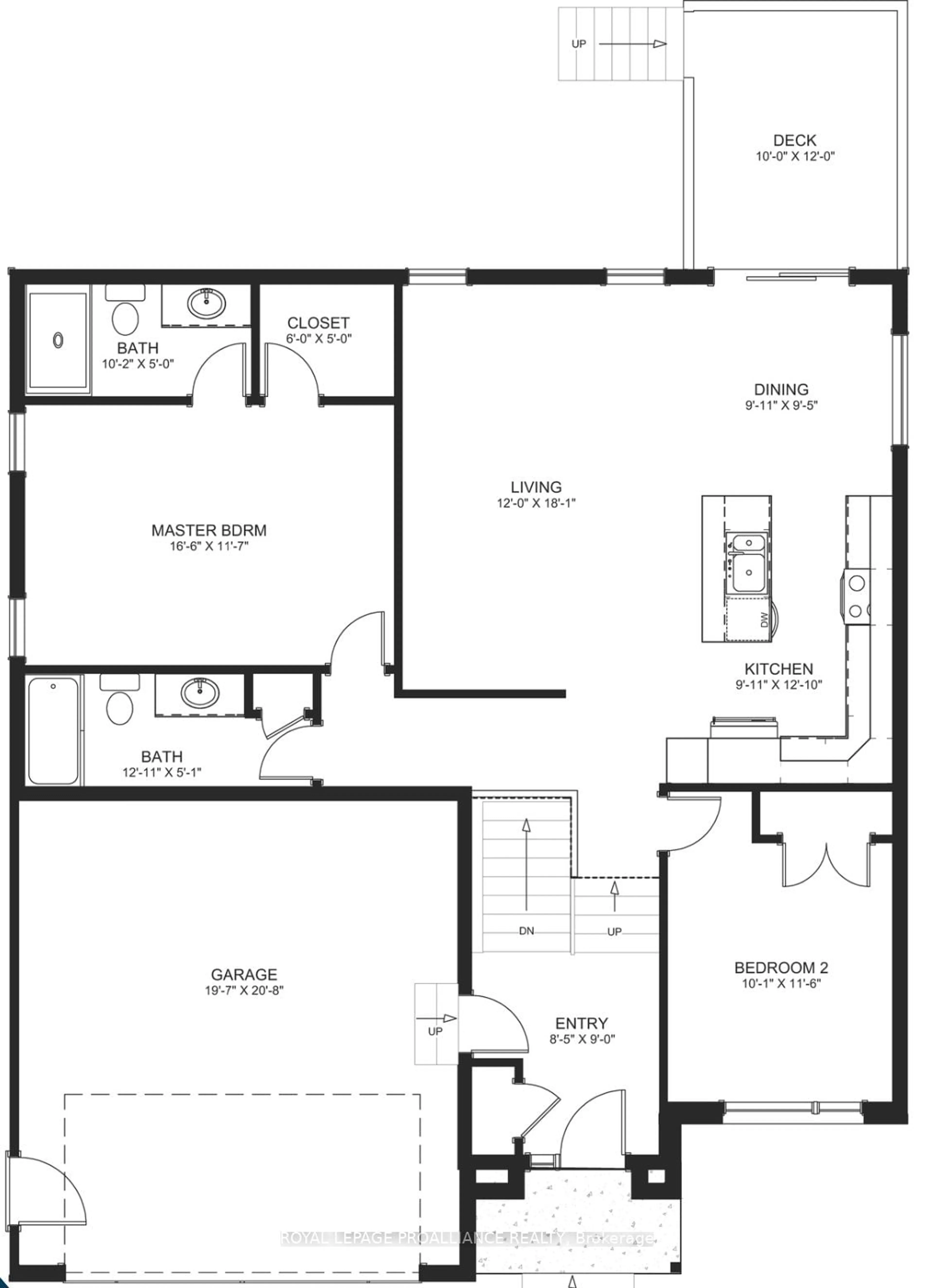 Floor plan for 6 Horton Crt, Belleville Ontario K8P 0H3