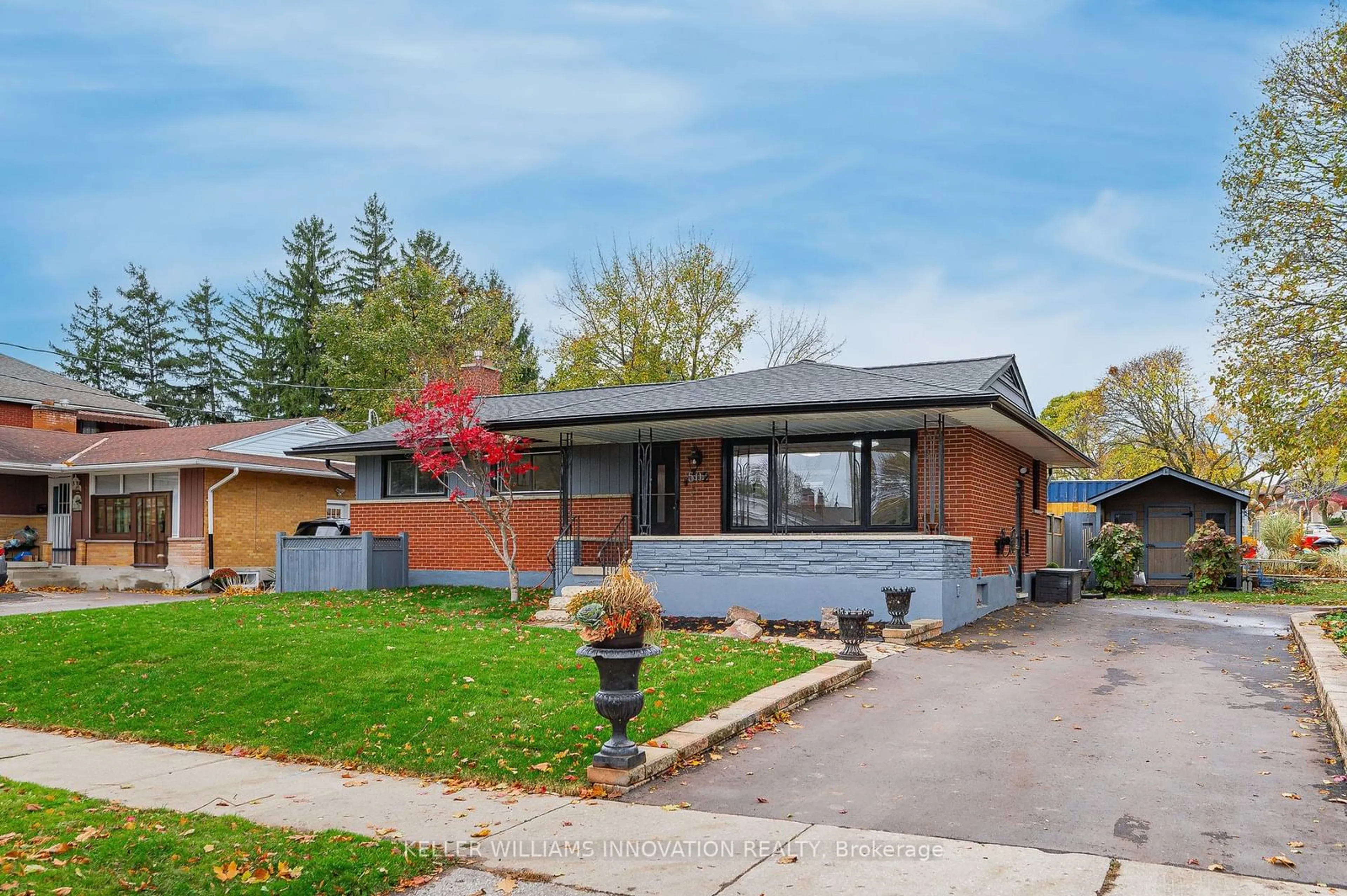 Frontside or backside of a home, the street view for 502 Manchester Rd, Kitchener Ontario N2B 1A6