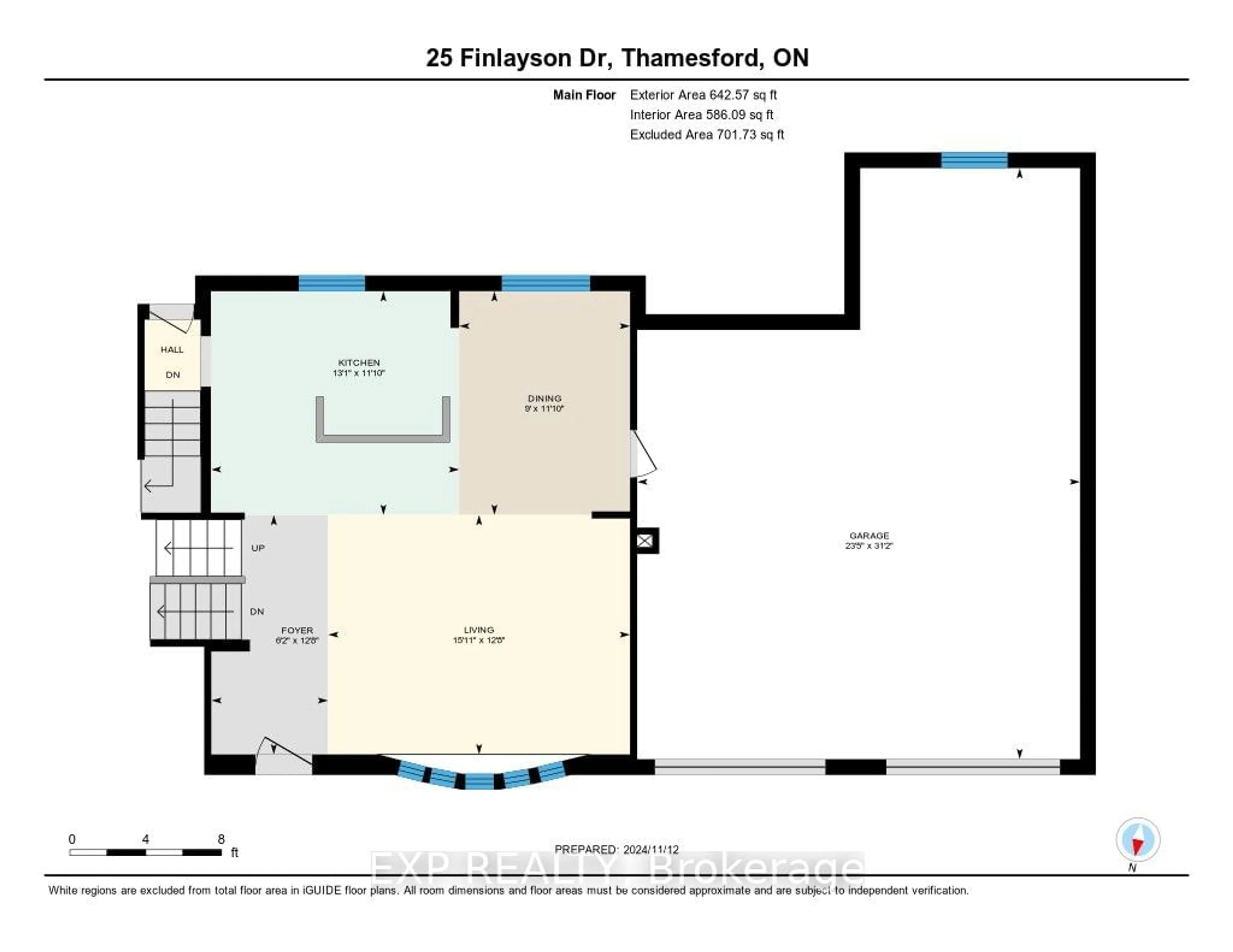 Floor plan for 25 Finlayson Dr, Zorra Ontario N0M 2M0