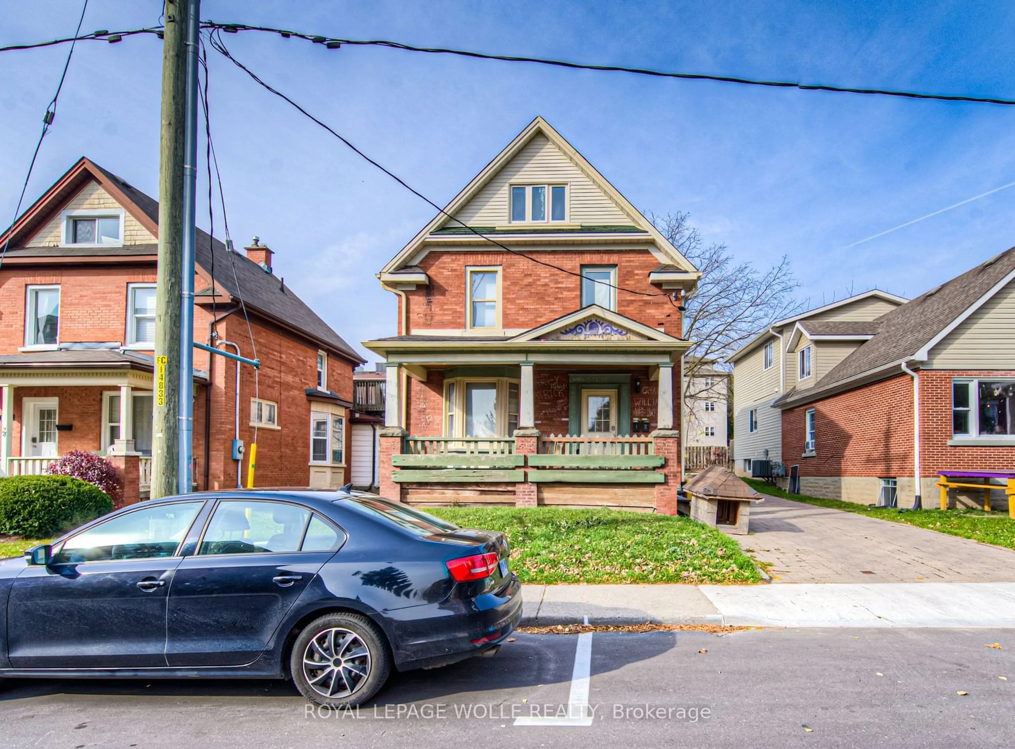 Frontside or backside of a home, the street view for 22 Ezra Ave, Waterloo Ontario N2L 3B1